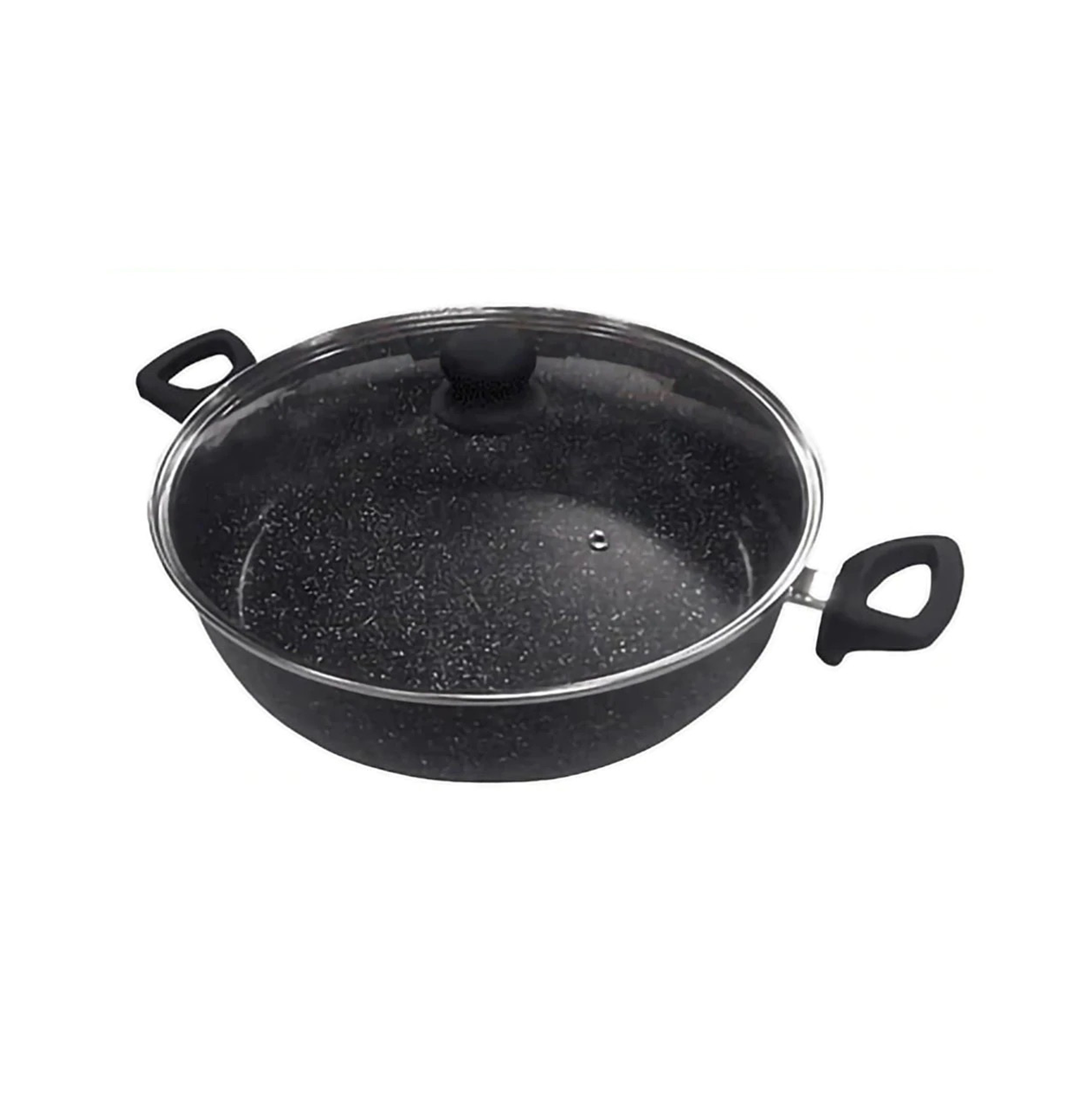 Cacerola baja con tapa mármol negro 28 cm WCCC0009L28MBB Marca: Westinghouse