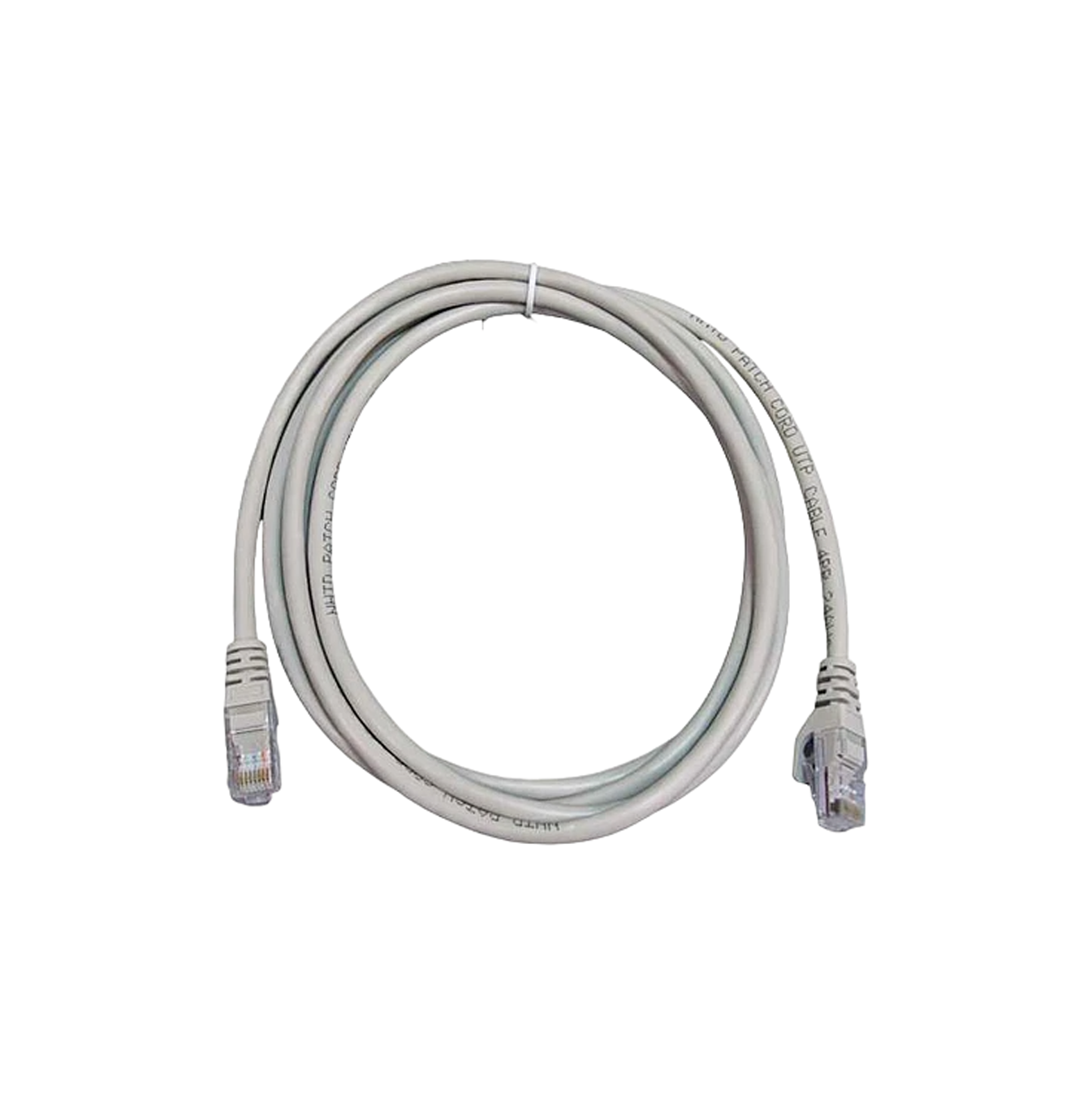 Patch Cord UTP CAT5E 4PR 26AWG gris 10FT (3.04mts) Marca: Teklink