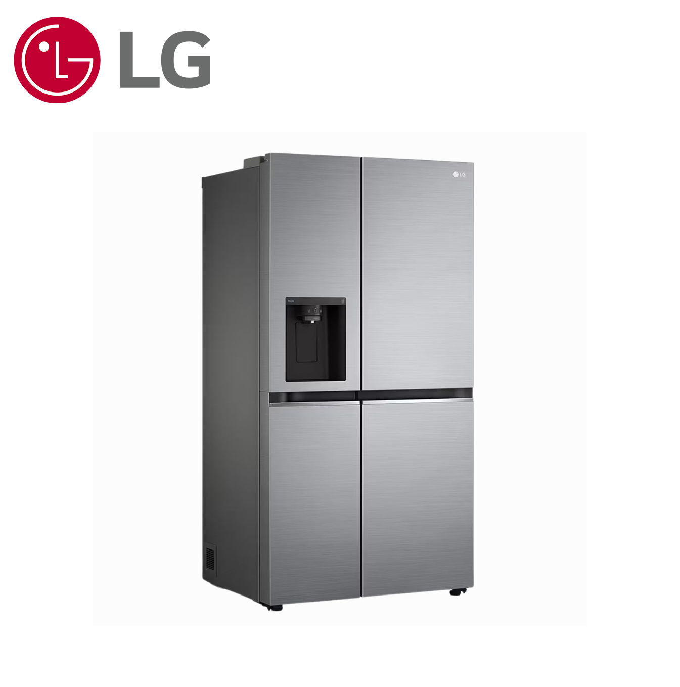 Refrigerator Side by Side 27 pc con dispensador silver VS27LWID Marca: LG