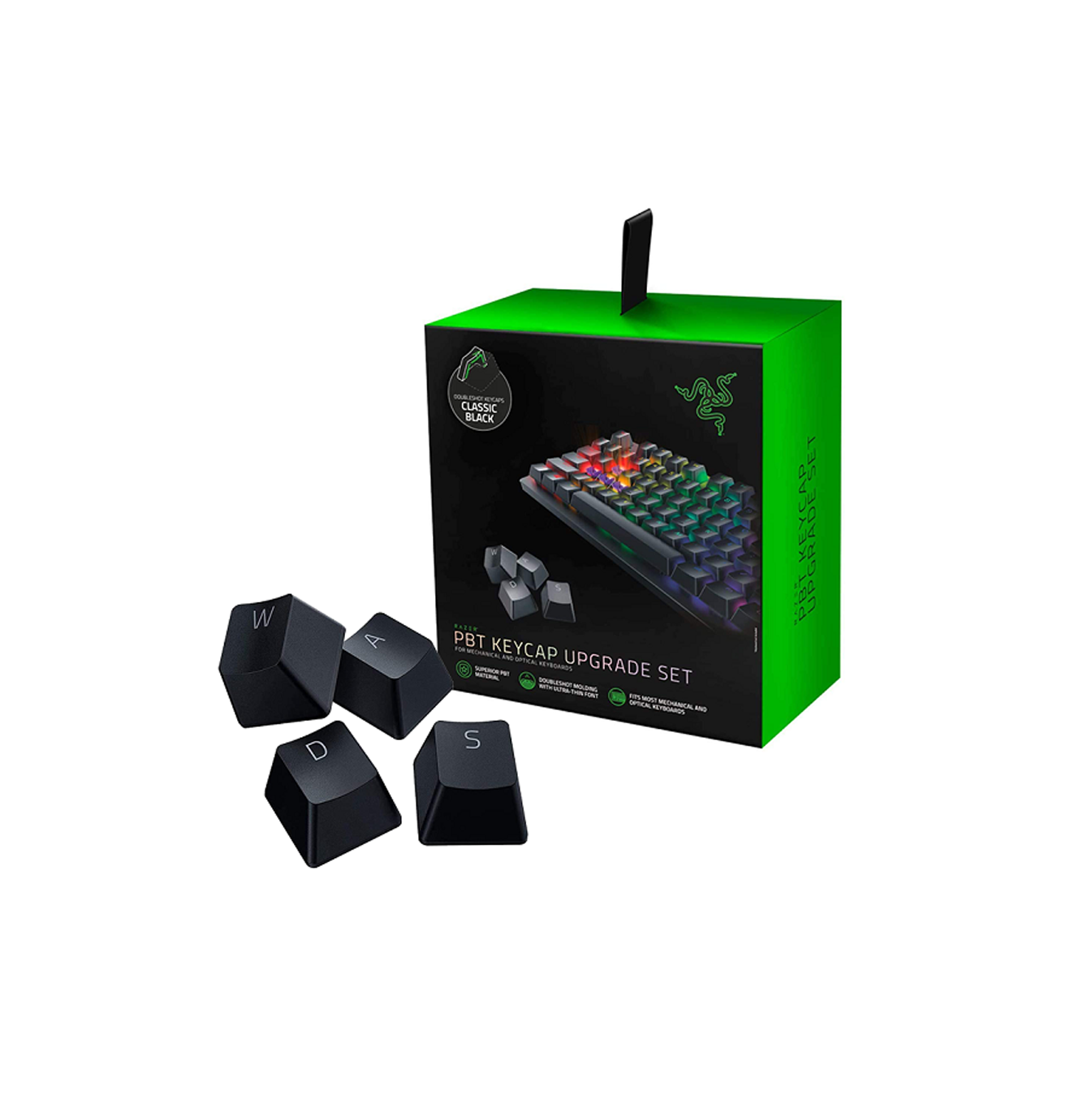 Set copertura teclado color negro Marca: Razer