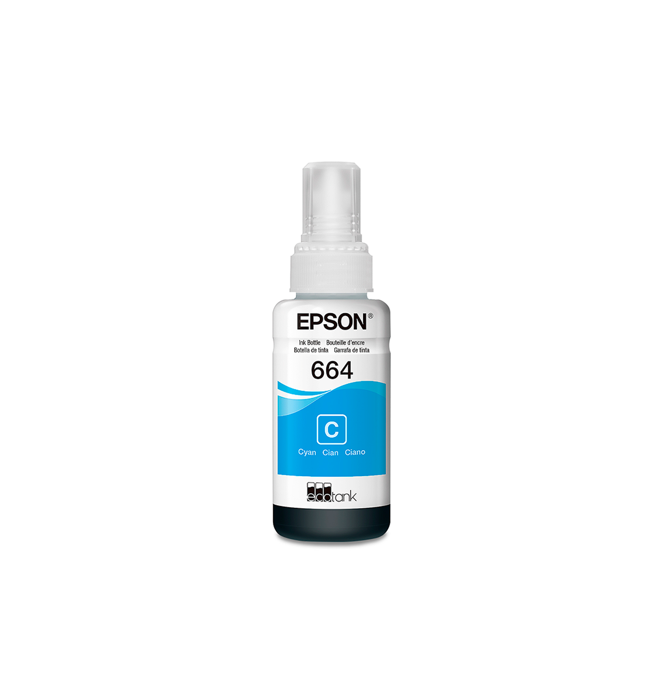 Botella de tinta T664220-AL CYAN Marca: EPSON