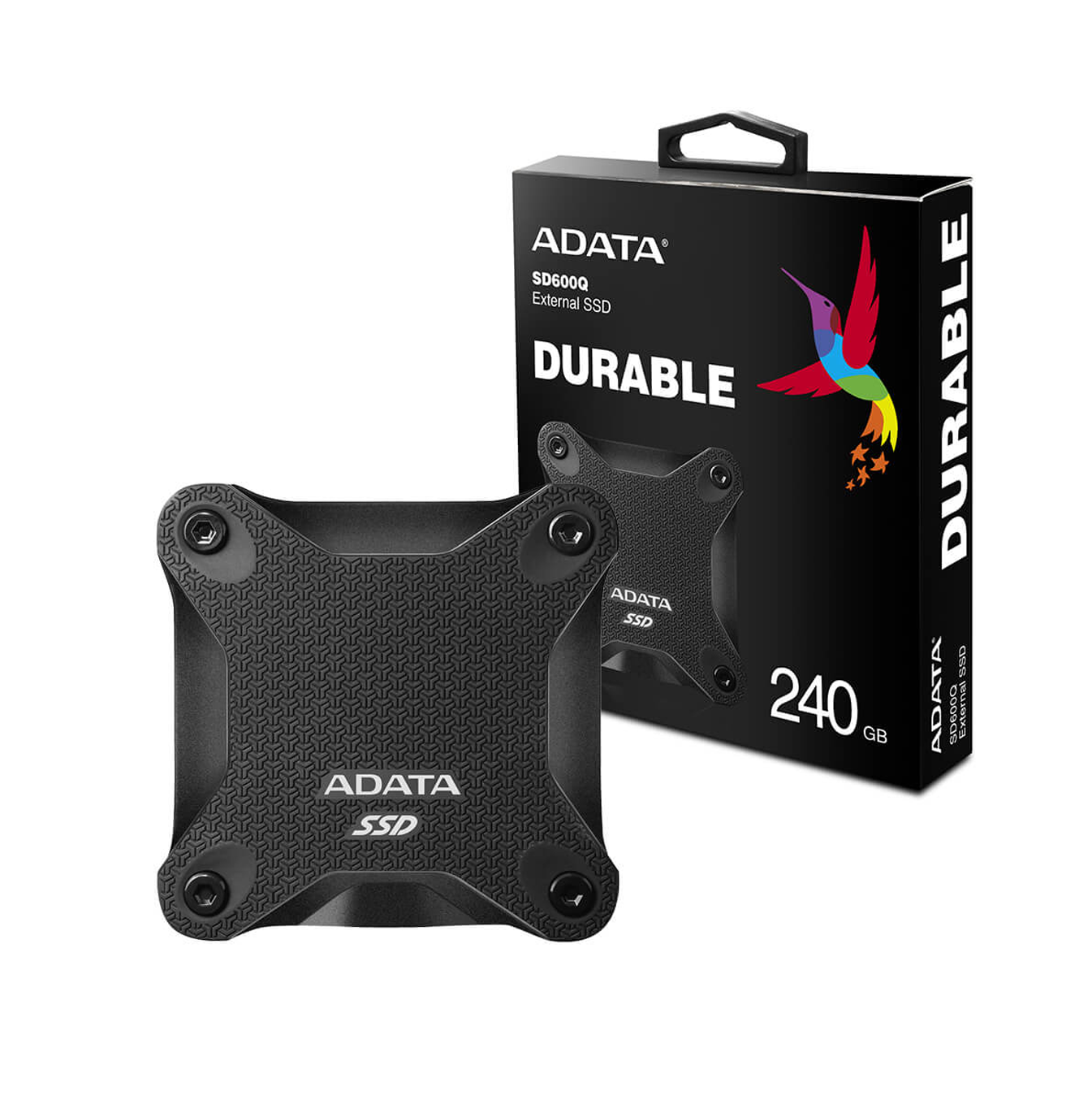 HD externo solido 240GB 3.2 ASD600Q-240GU31-CBK Marca: ADATA