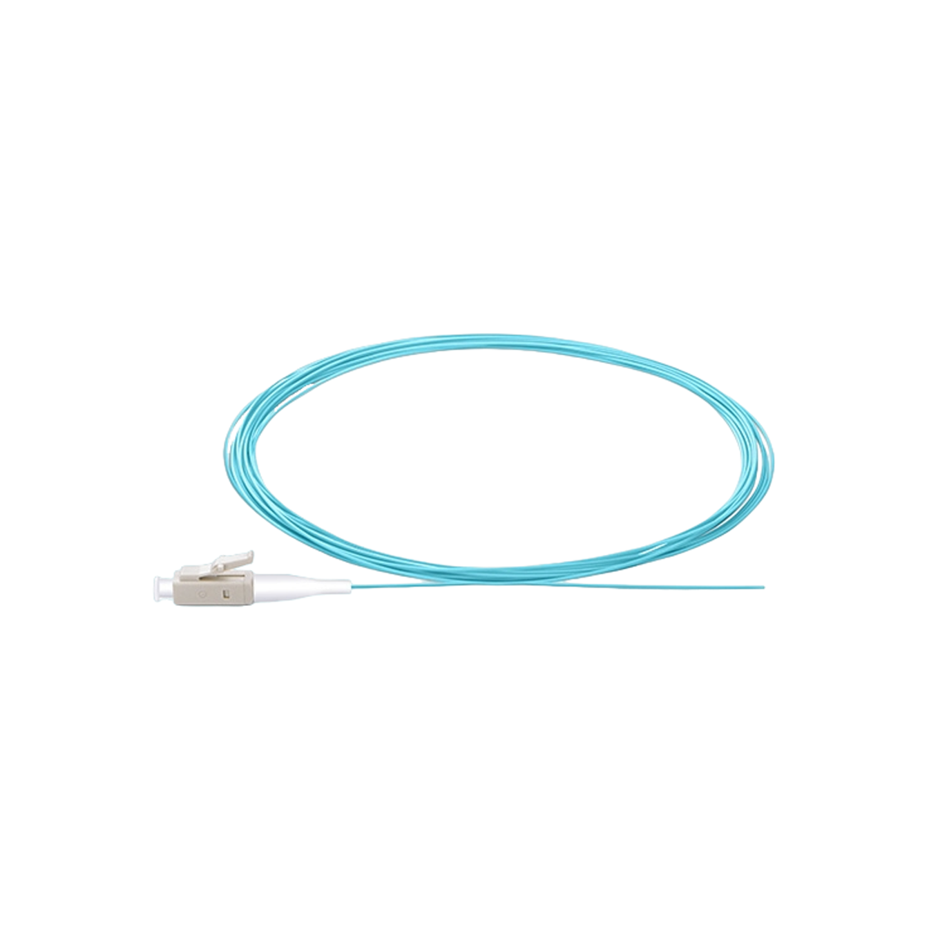 Pigtail fibra LC/UPC MM OM3 50/125 1M PVC JACKET 0.9MM Marca Teklink