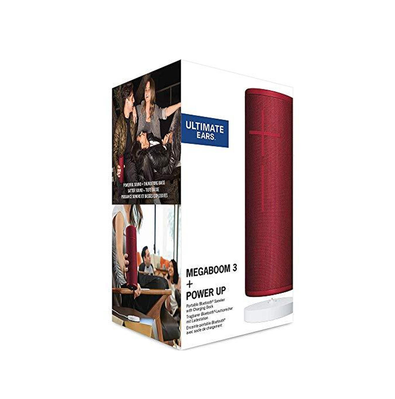 Parlante BT megaboom 3 rojo 984-001394 Marca: Logitech