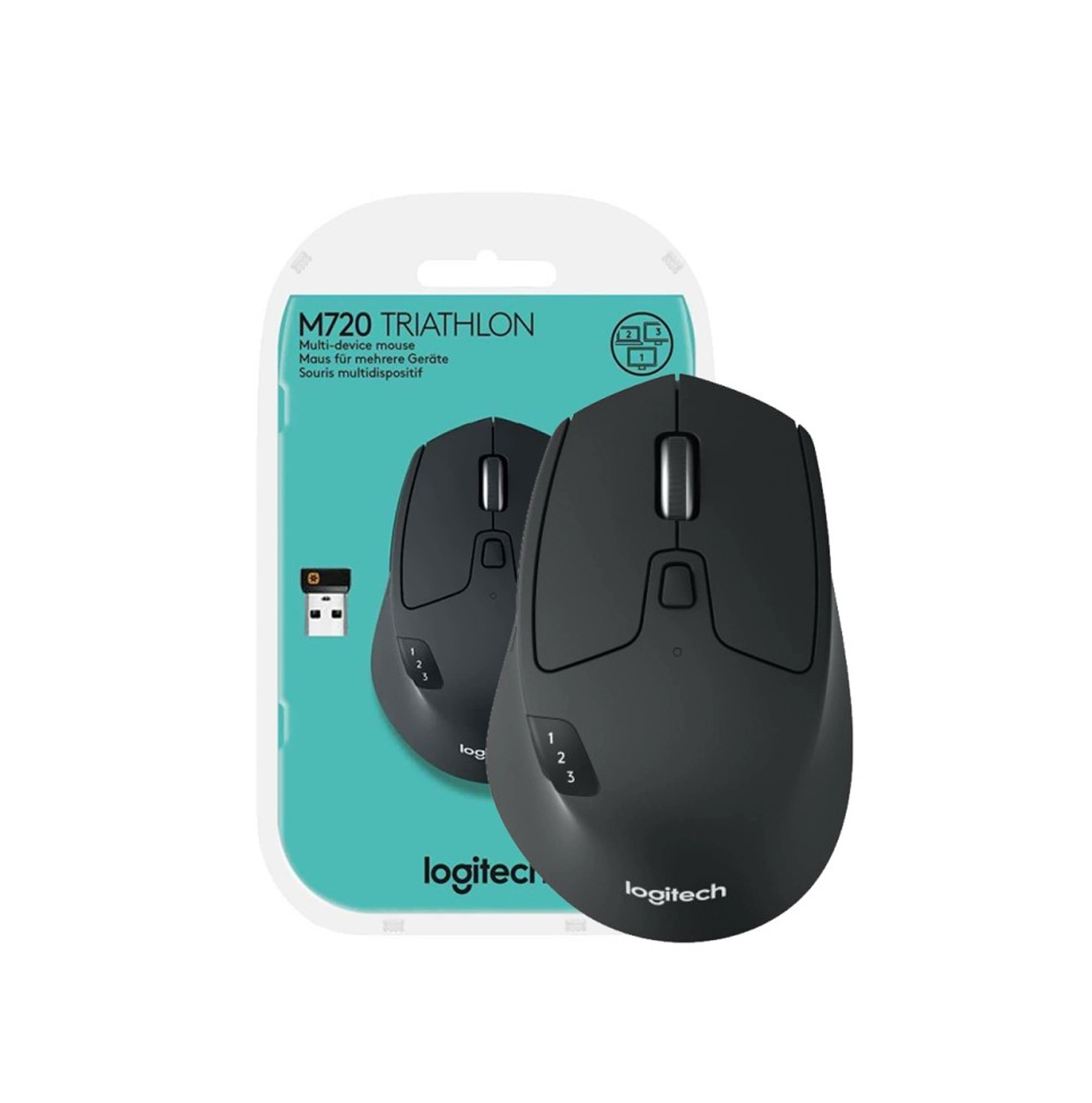 Mouse inalámbrica M720 triathlon 910-004790 Marca: Logitech