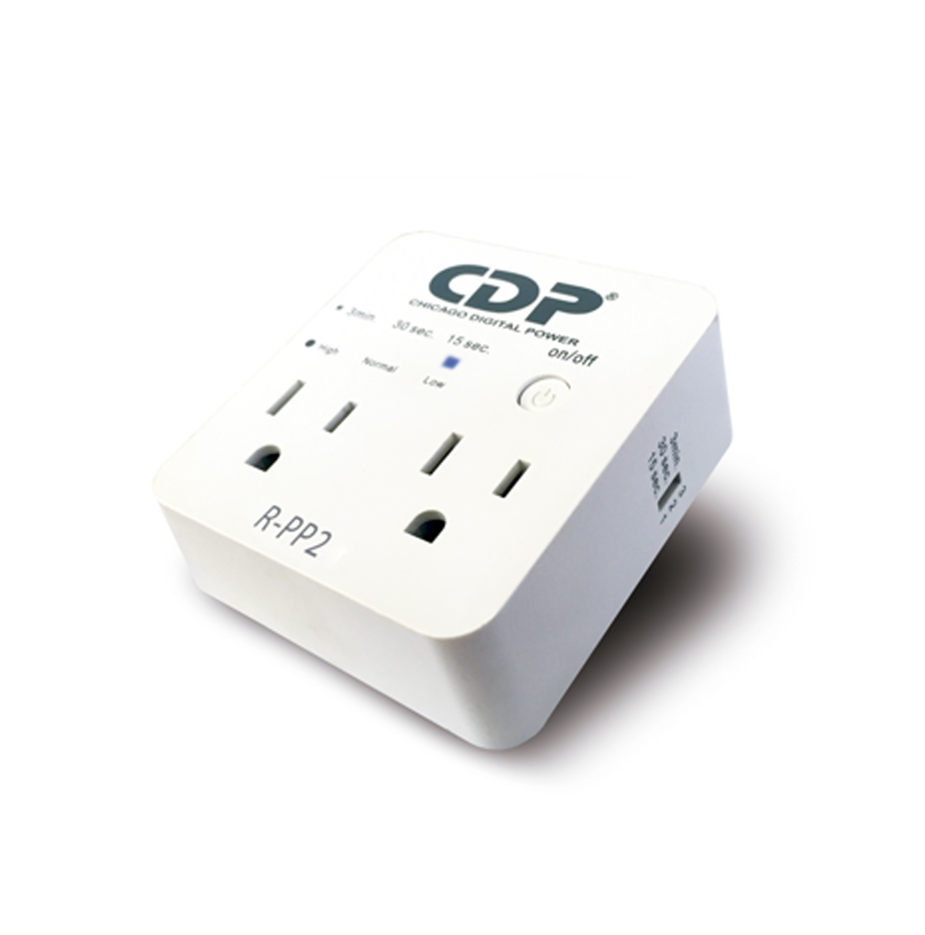 Supresor de picos para electrodomésticos 350 joules R-PP2 Marca: CDP