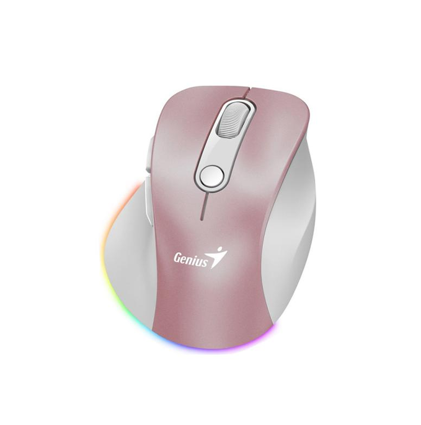 Mouse inalámbrico RS2 ERGO 9000S PRO rosa Marca: Genius