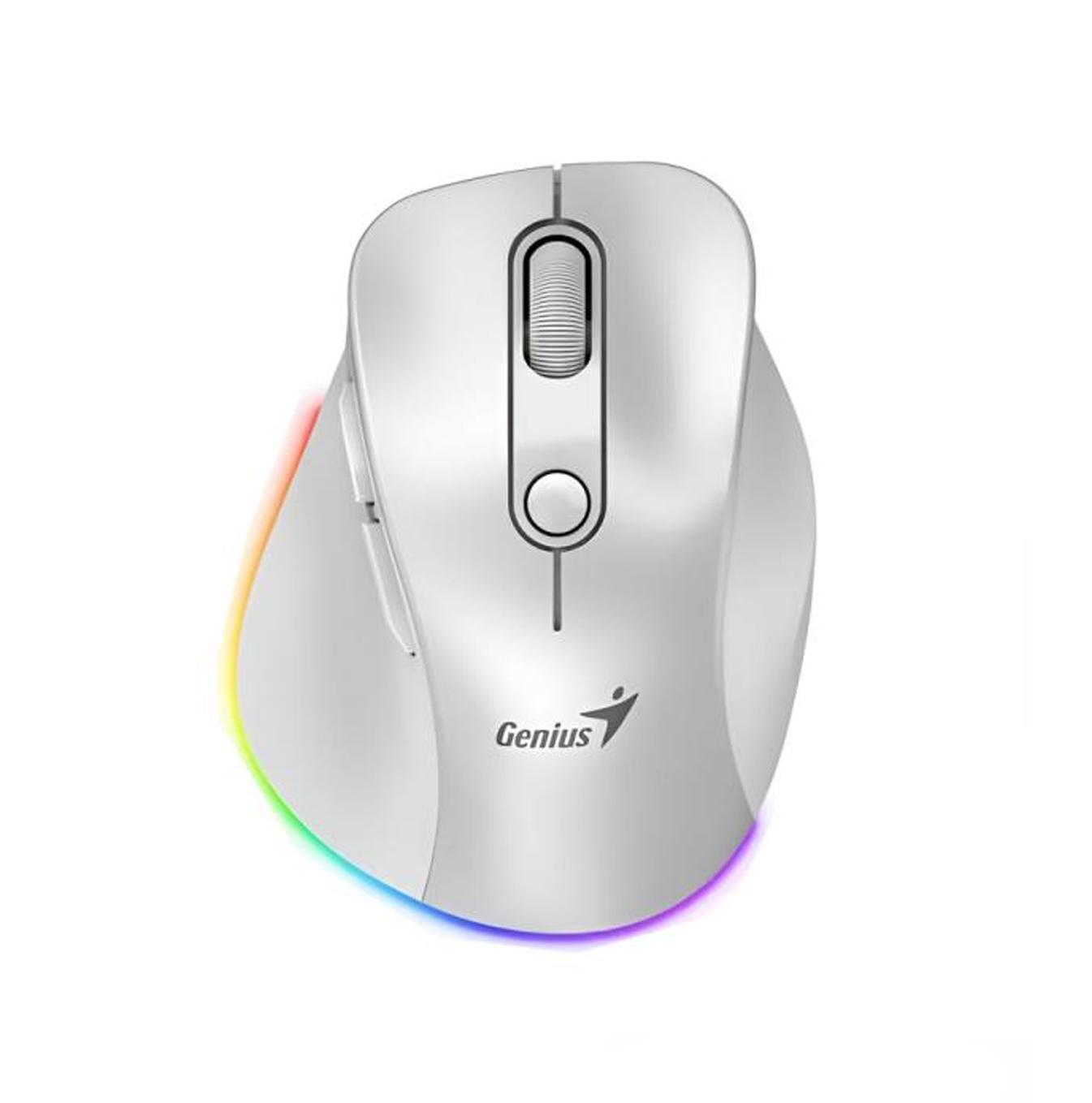 Mouse inalámbrico RS2 ERGO 9000S PRO pearl white Marca: Genius