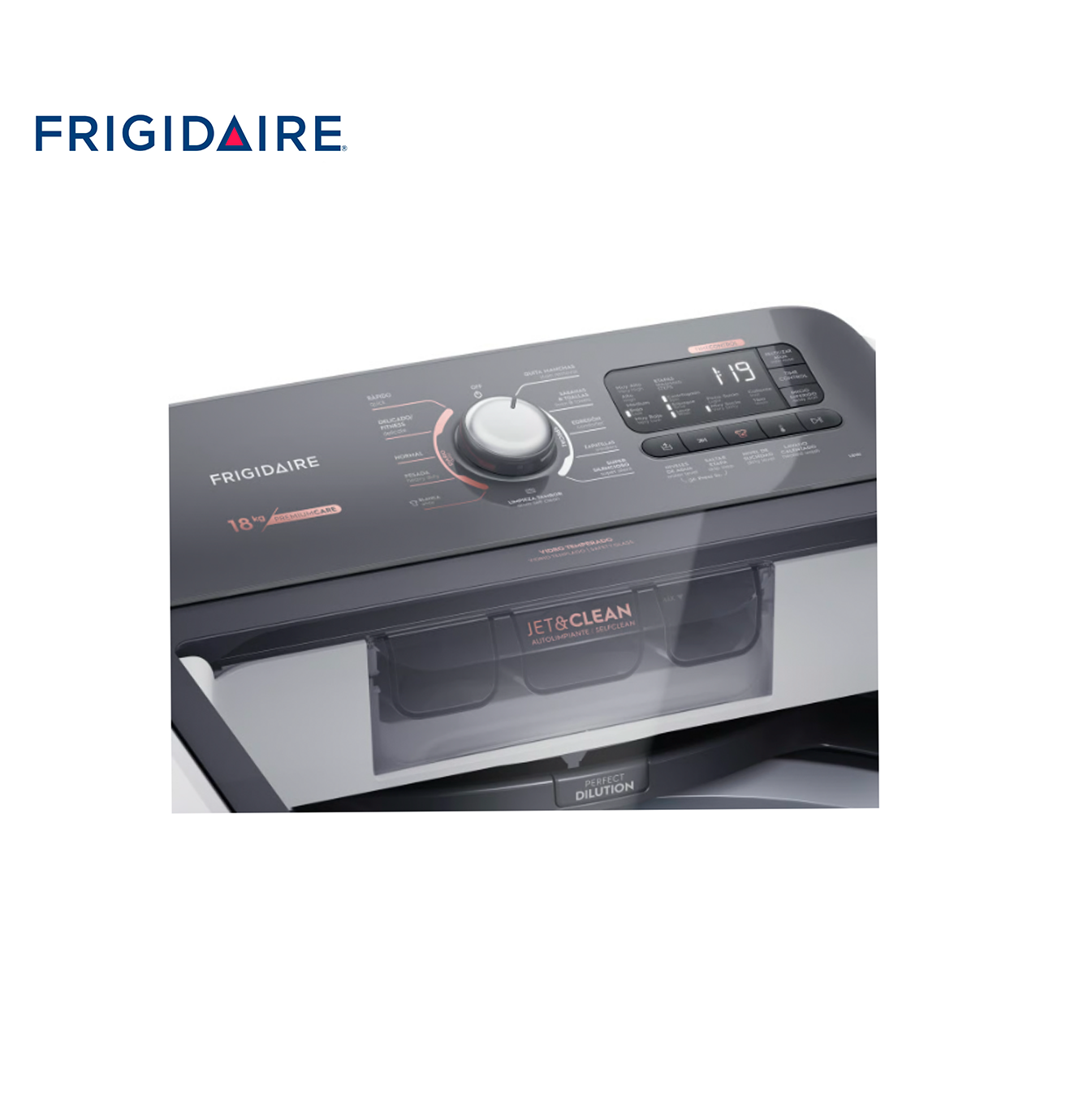 Lavadora automática impeller 18kg blanca premium FWIB18T4EBPUG Marca: Frigidaire