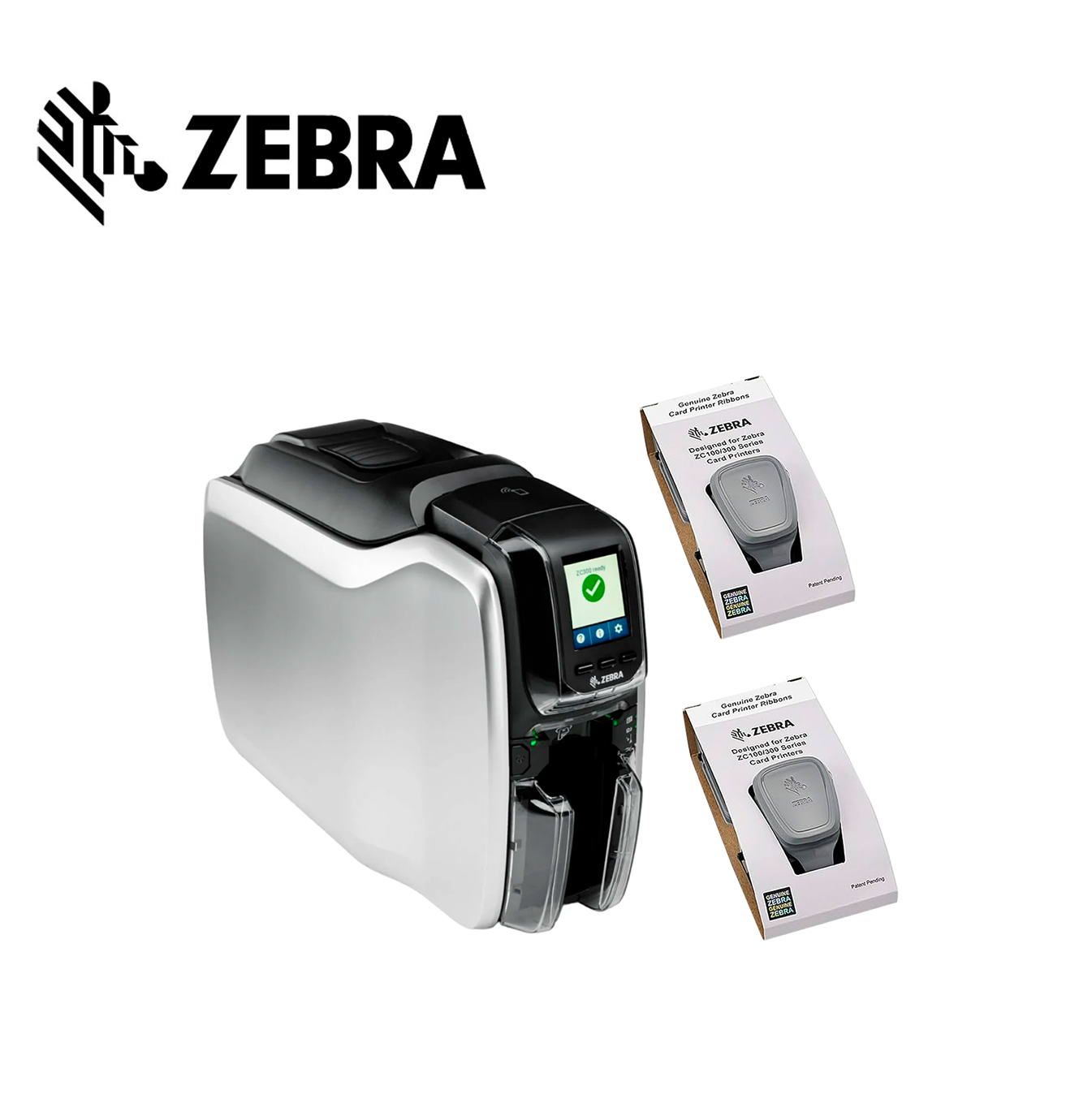 Impresora ZC300 doble cara cable US USB Marca: Zebra