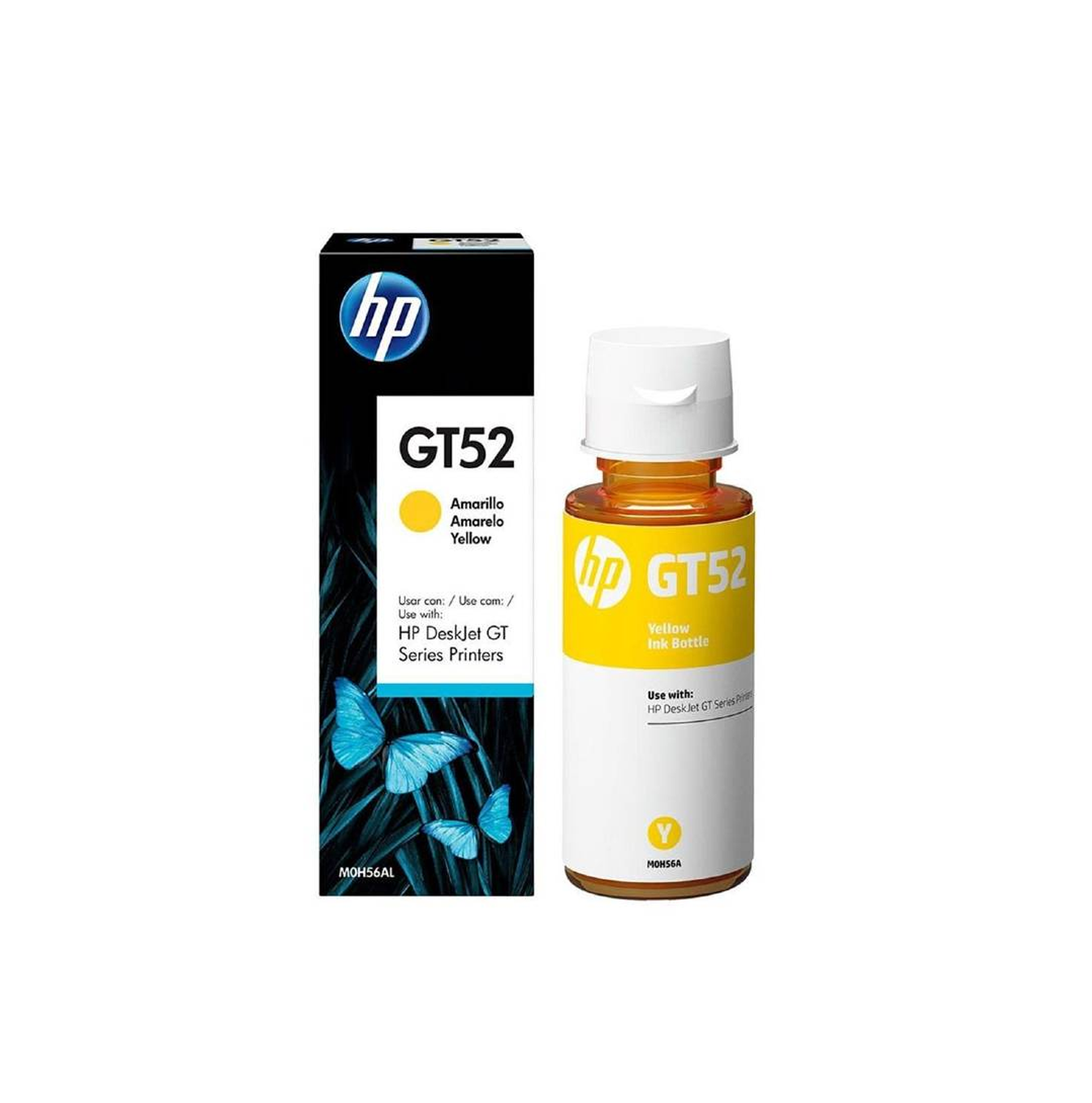 Tinta GT52 amarilla M0H56AL Marca: HP