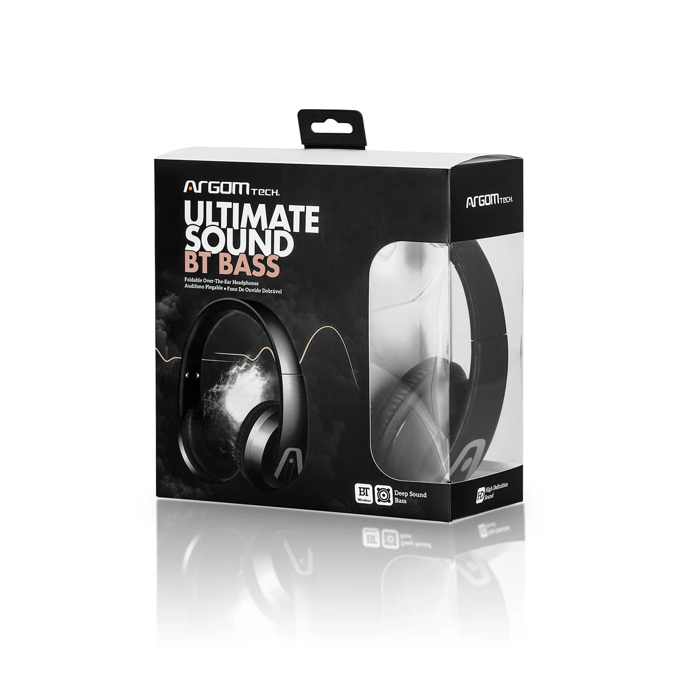 Auriculares ultimate sound Bass BT ARG-HS-2610BK Marca: Argom