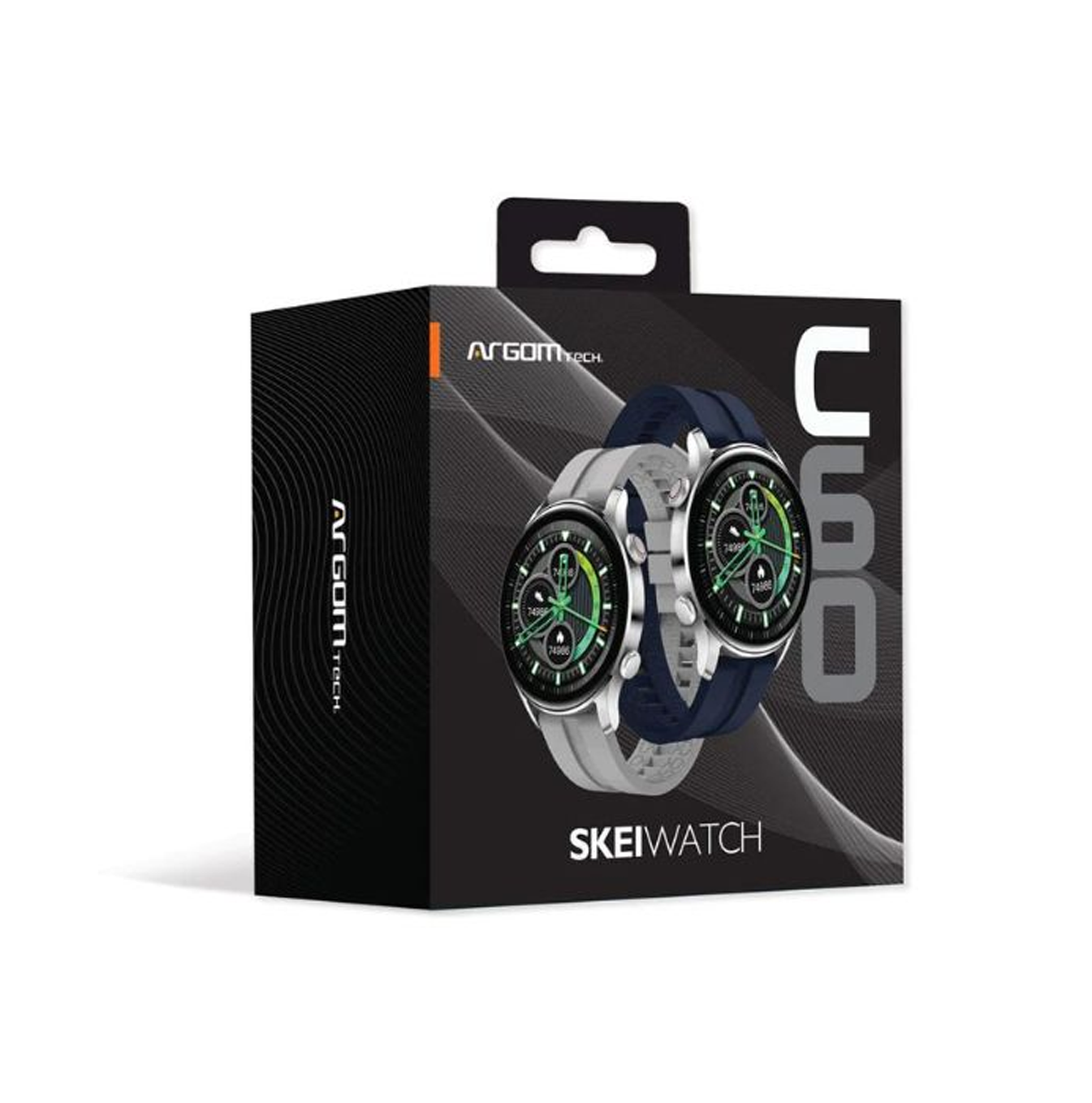 Reloj inteligente Skeiwatch C60 plata Marca: Argom