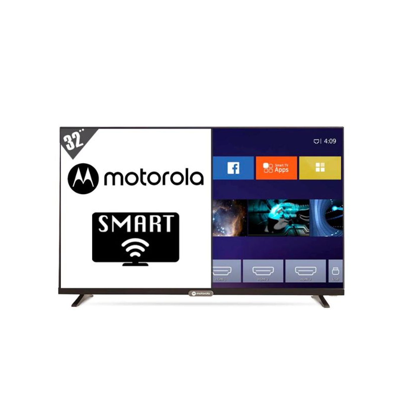 Pantalla TV LCD con retroiluminación LED-backlit 32"  MOT32HLC11 Marca: Motorola