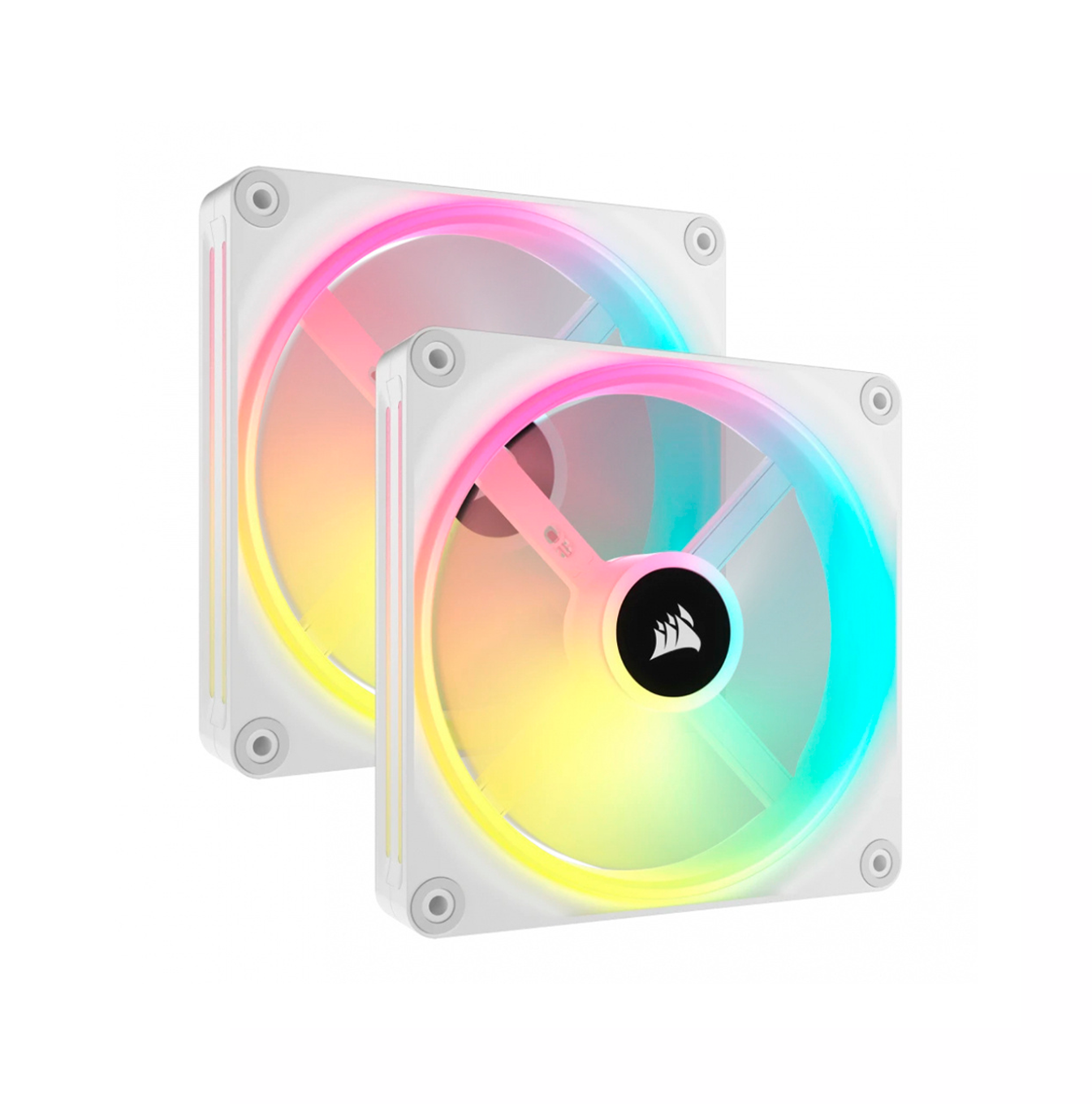 Abanico QX140 140mm RGB PWM sistema ICUE incluido HUB white CO-9051008-WW Marca: Corsair