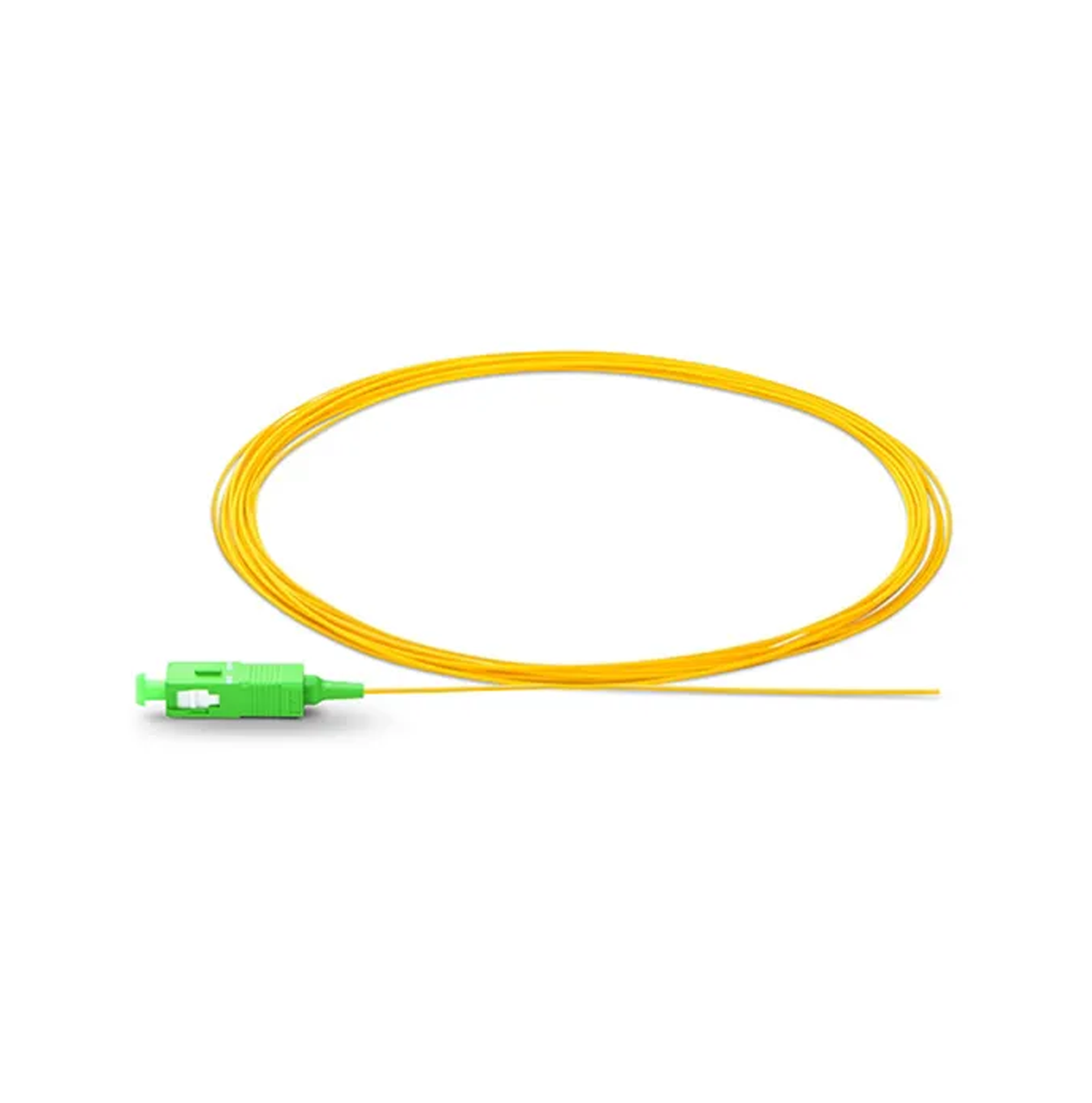 Pigtail fibra SC/APC SM 1M G652D 0.9MM Marca: Teklink