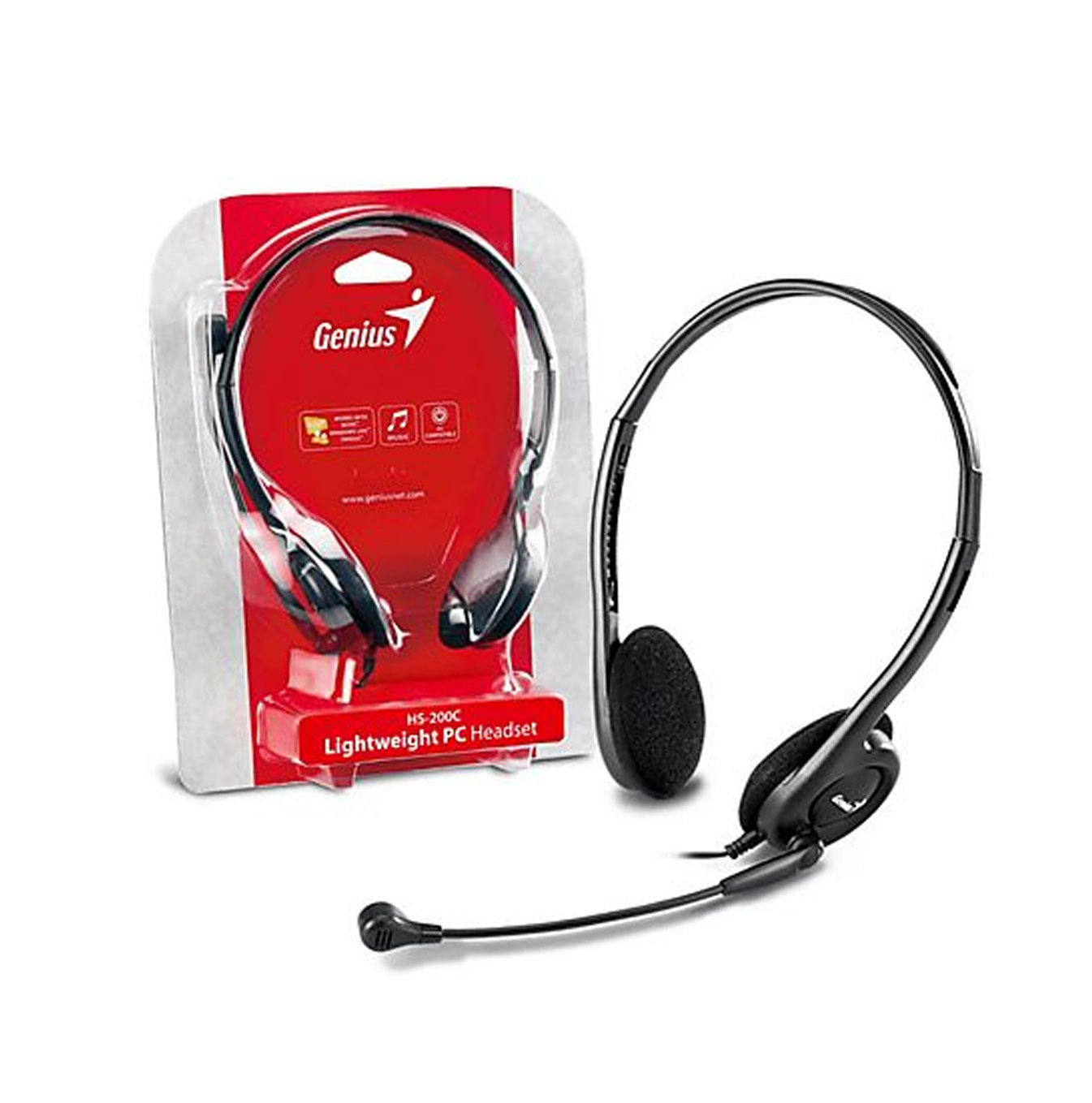 Headset HS-200C 31710151100 Marca: Genius