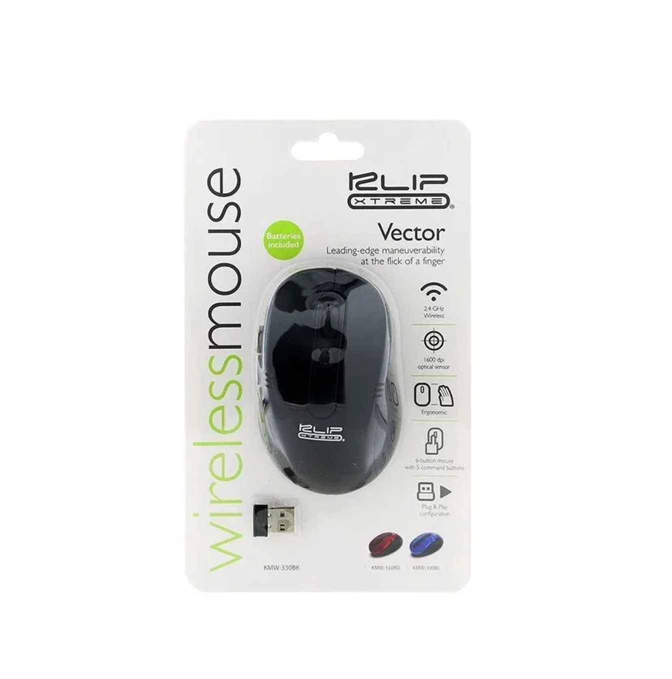 Mouse inalámbrico ergonómico KMW-330 Marca: Klip Xtreme