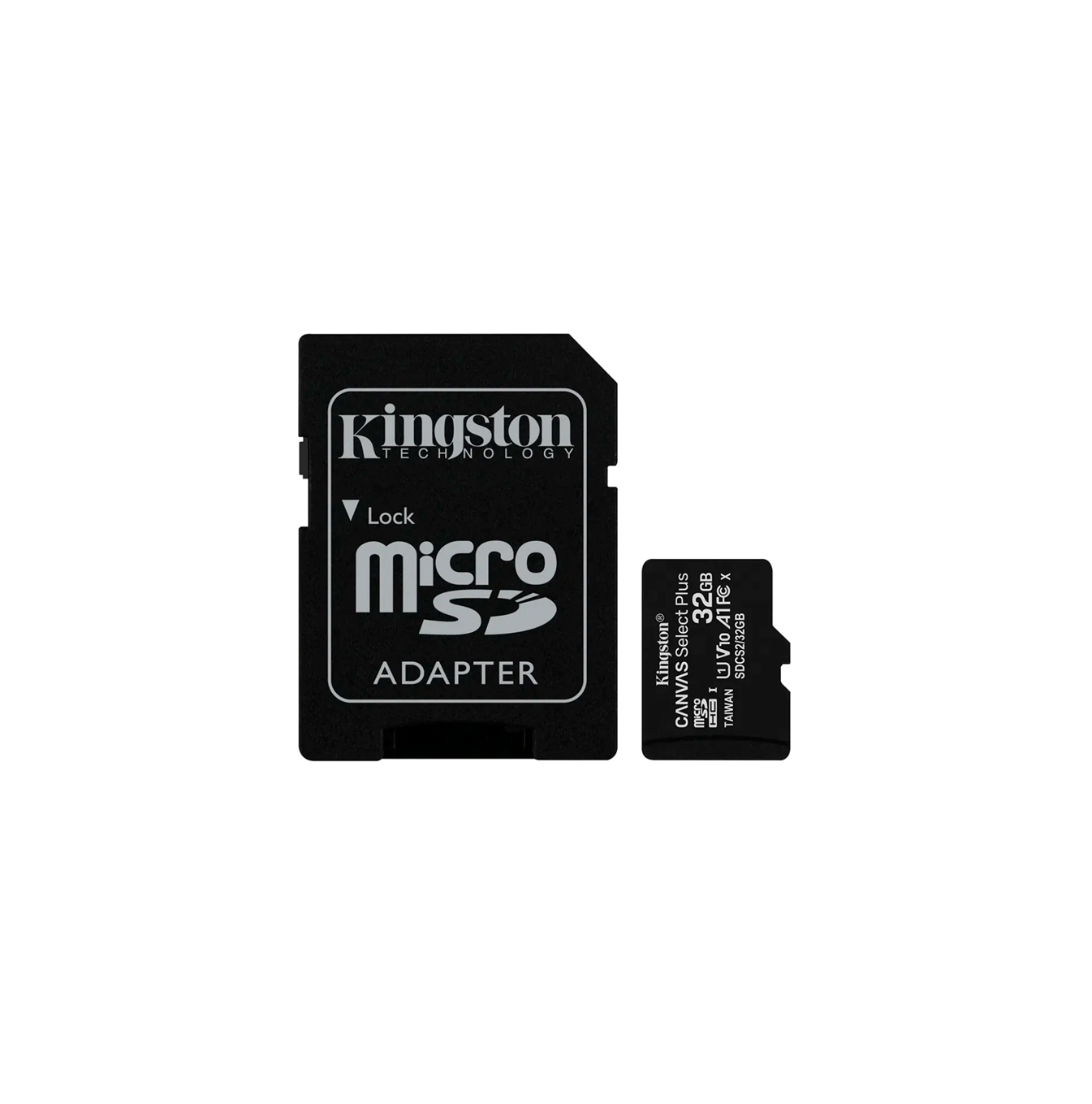 Tarjeta de memoria flash (adaptador microSDHC a SD Incluido) 32 GB Marca: Kingston