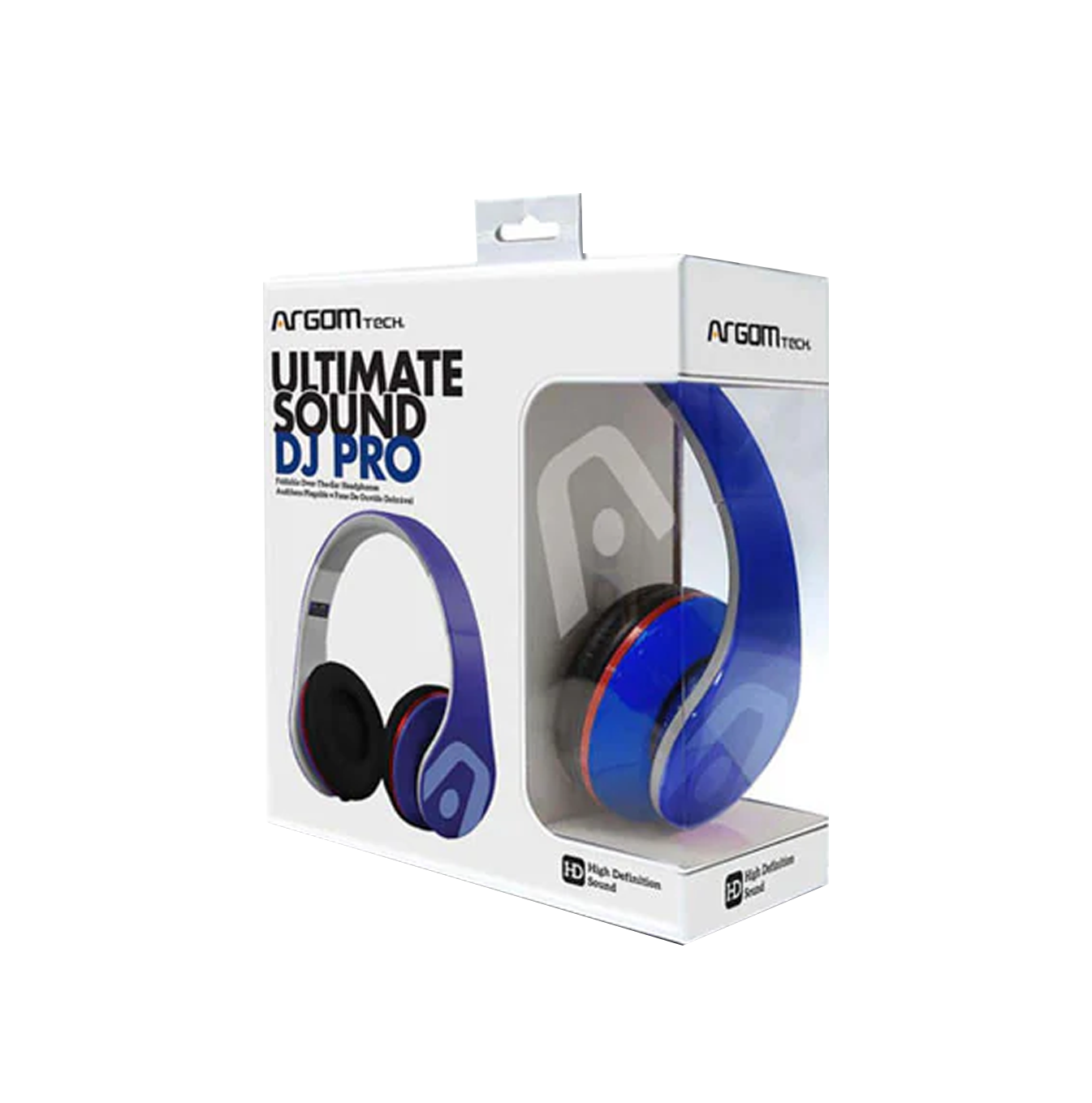 Auriculares para DJ PO azul 3.5mm ultimate ARG-HS-2441BL Marca: Argom