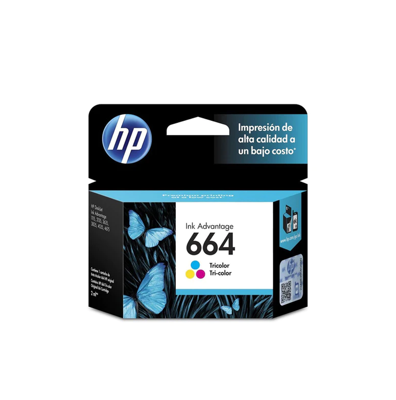 Tinta 664 tricolor F6V28AL Marca: HP