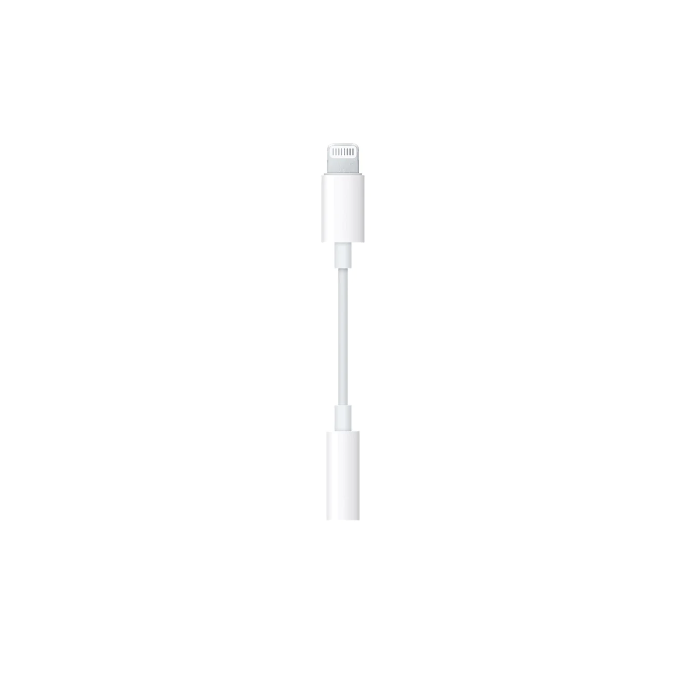 Adaptador de Lightning a toma de auriculares Lightning macho a mini-phone stereo 3.5 mm hembra MMX62AM/A Marca:Apple