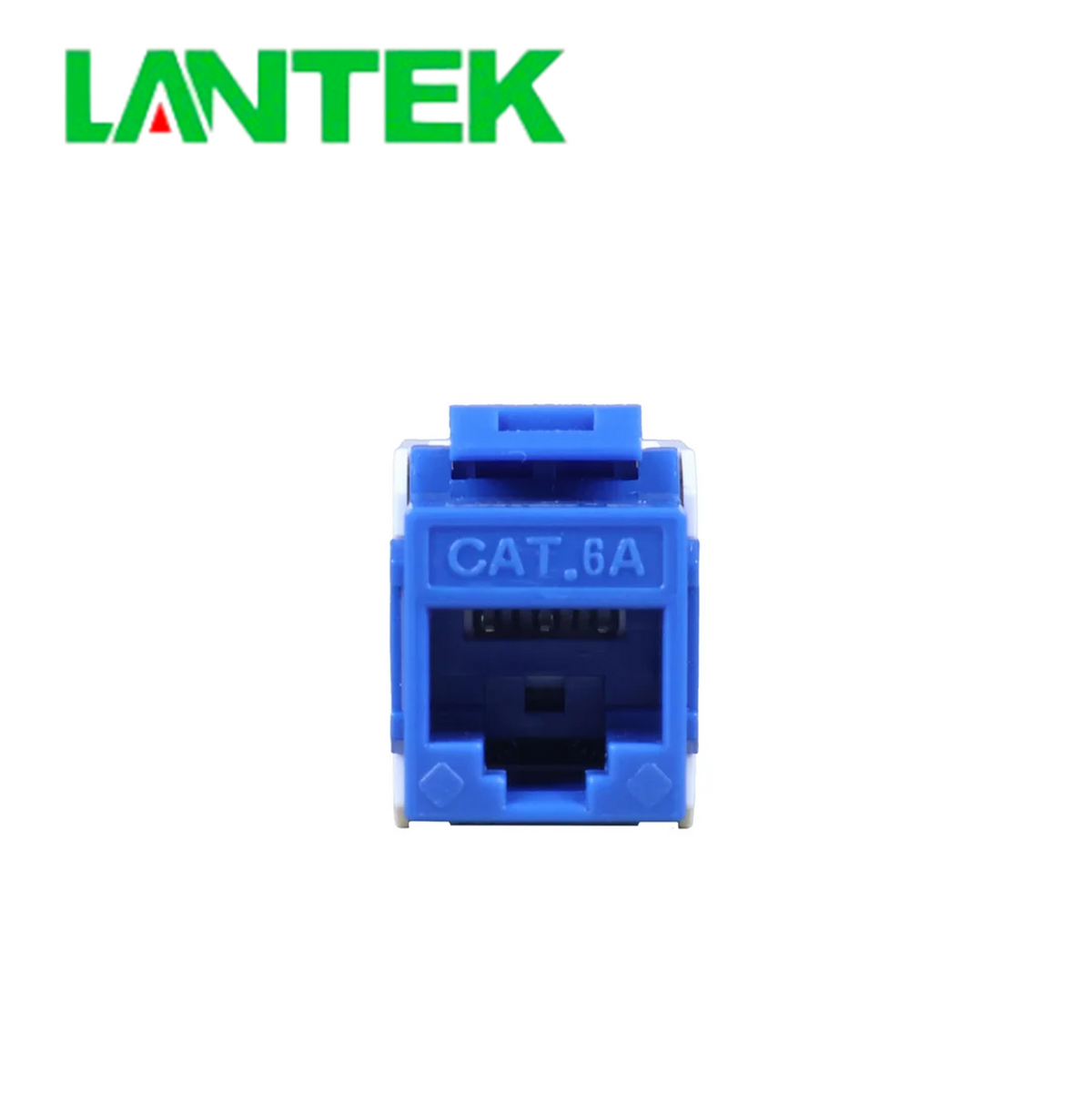 Jack RJ45 CAT6A hembra color azul LTK-CA6AJBL Marca: Lantek