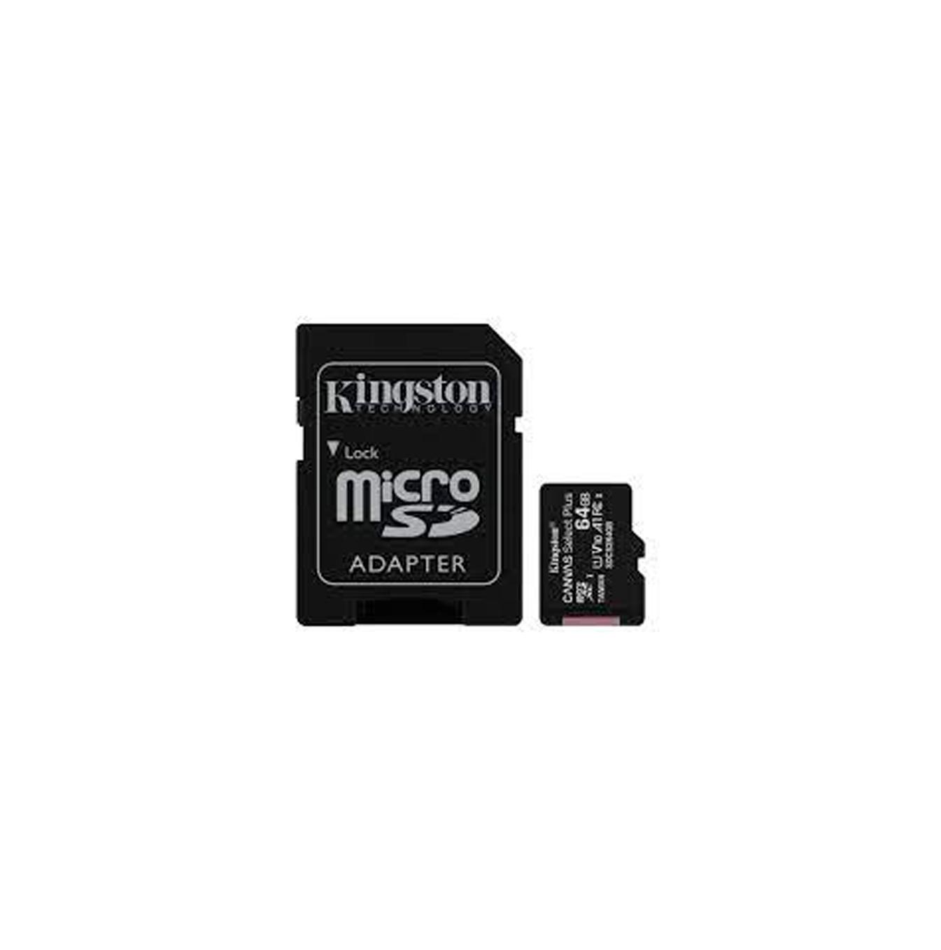 Tarjeta de memoria flash (adaptador microSDXC a SD Incluido) 64 GB Marca: Kingston