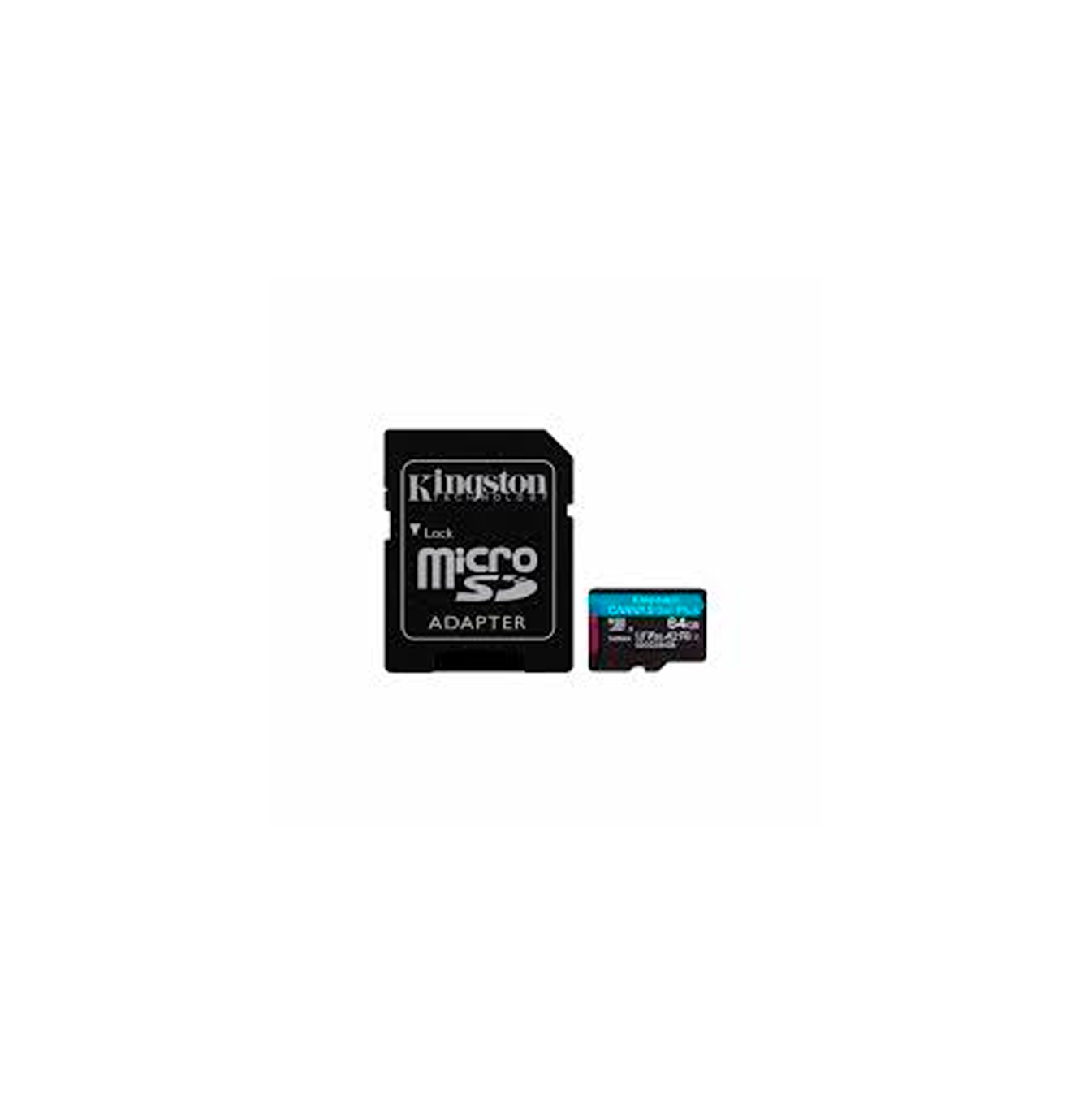 Tarjeta de memoria flash (adaptador microSDXC a SD Incluido) 64 GB Marca: Kingston