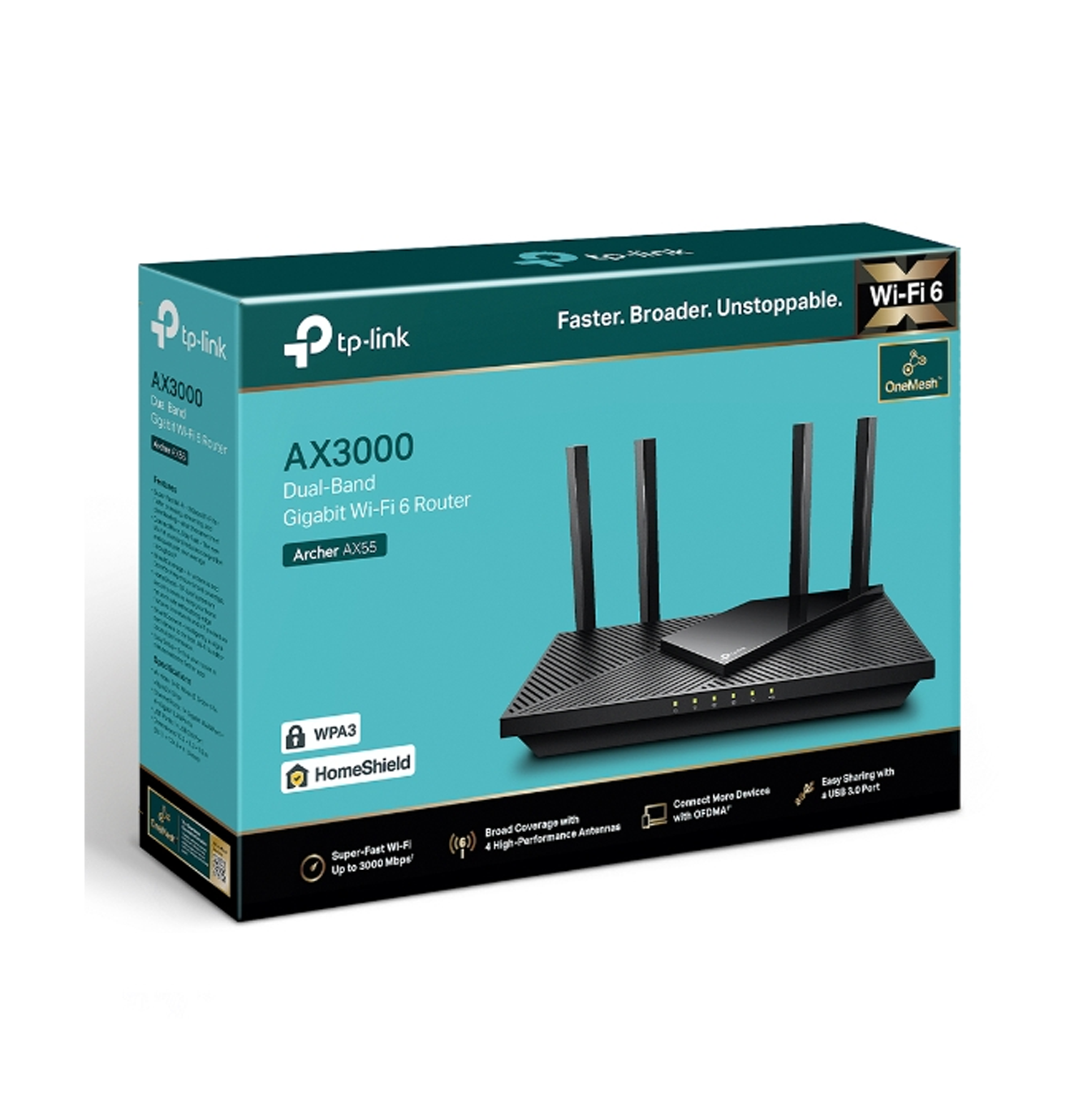 Router inalámbrico AX3000 Wi-Fi ARCHER AX55 Marca: TP-Link