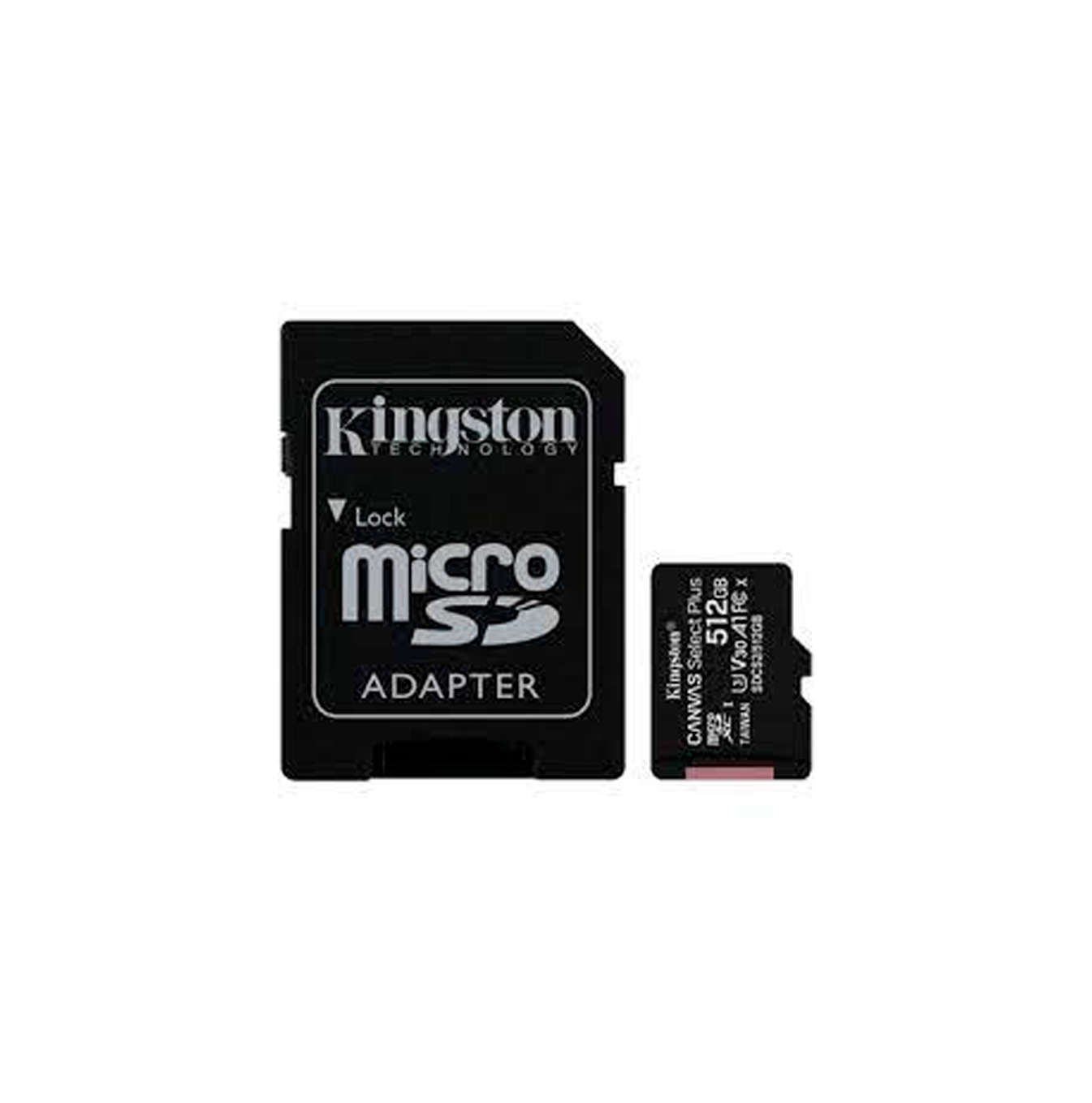 Tarjeta de memoria flash (adaptador microSDXC a SD Incluido) 512 GB Marca: Kingston