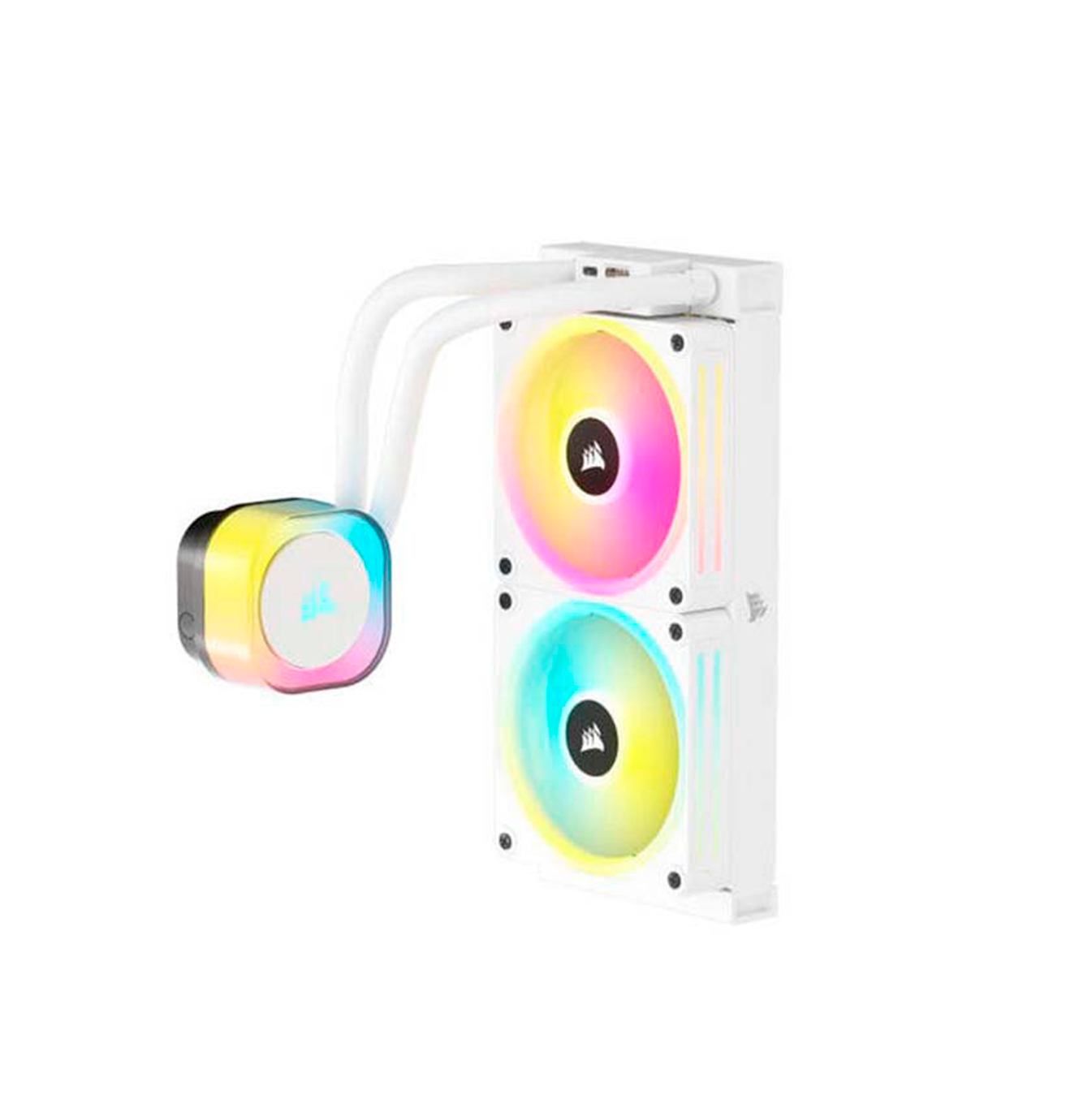 Enfriamiento liquido Corsair H100I RGB AIO 240MM blanco CW-9061005-WW Marca: Corsair