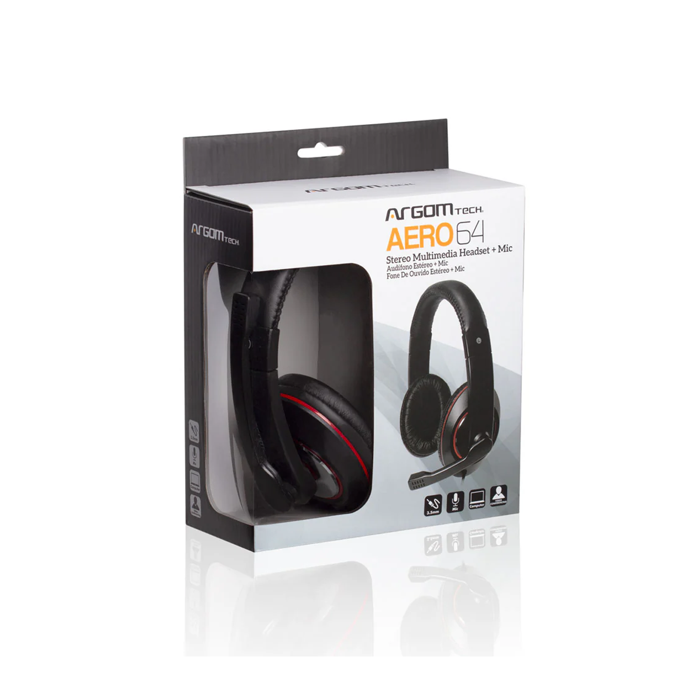 Auriculares estéreo MIC ARG-HS-0064 Marca: Marca