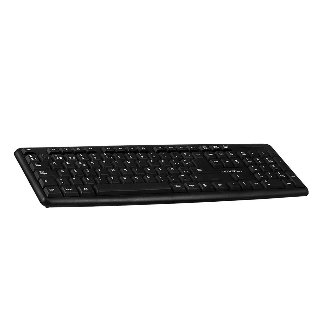 Teclado standard membrana USB español negro ARG-KB-7414 Marca: Argom