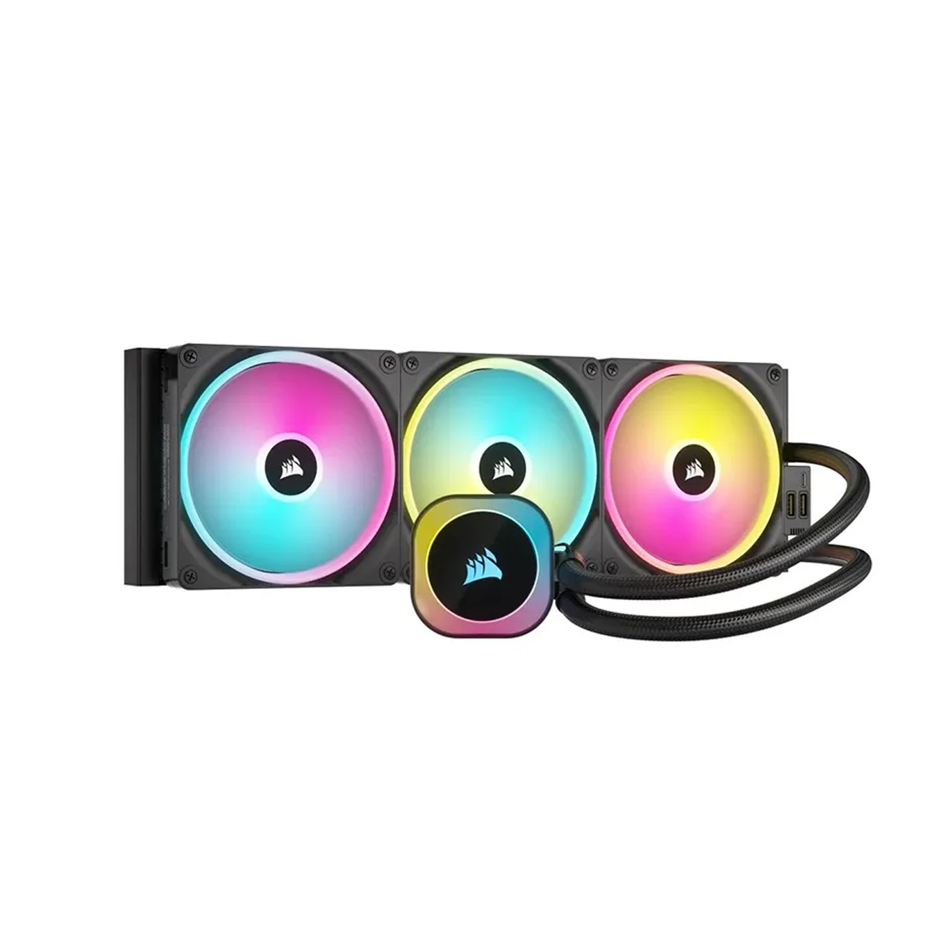 Enfriamiento liquido Corsair H1701 RGB AIO 420MM CW-9061004-WW Marca: Corsair