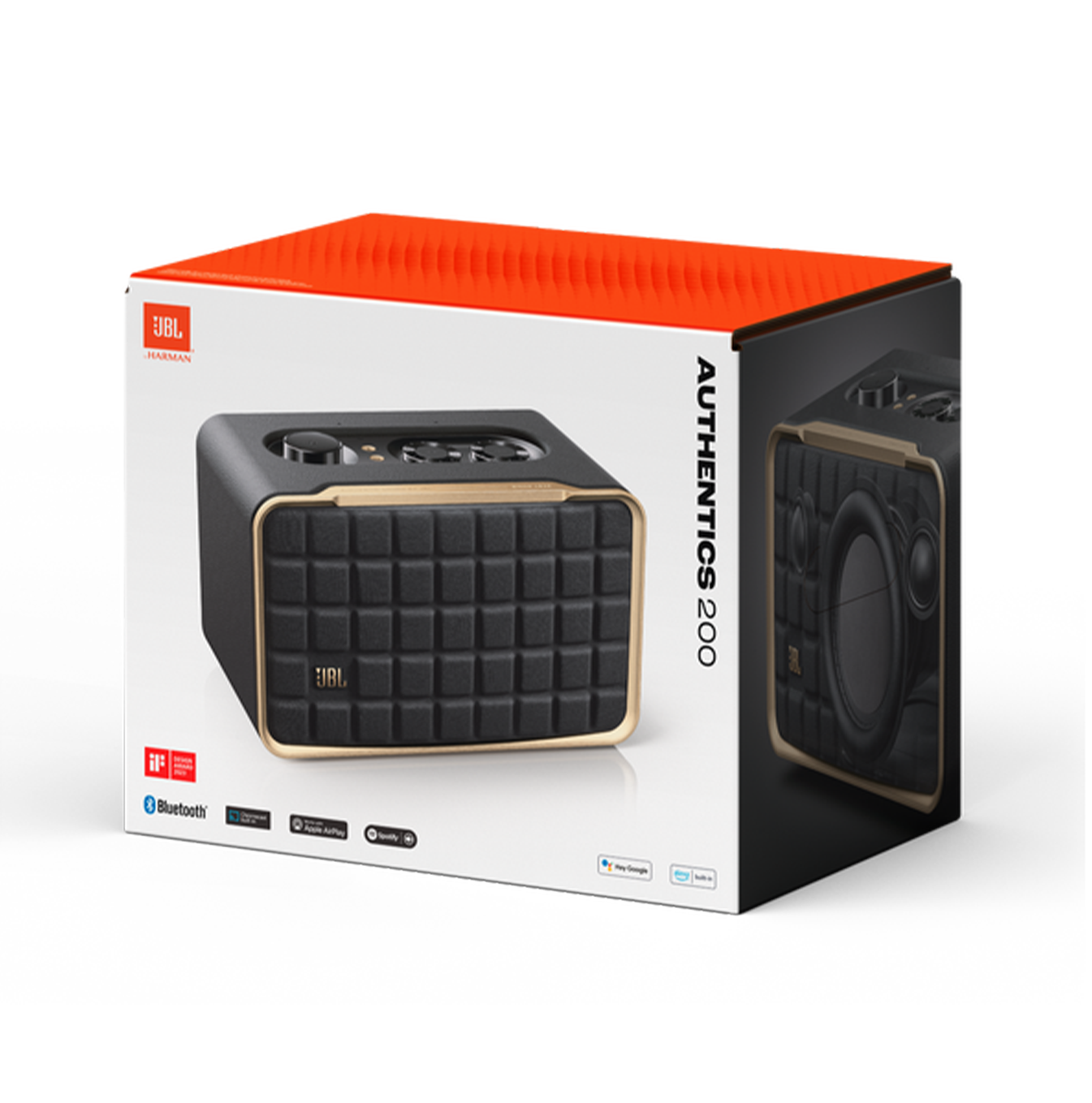 Parlante authentics 200 Bluetooth 5.1 Wi-Fi JBLAUTH200BLKAM Marca:JBL