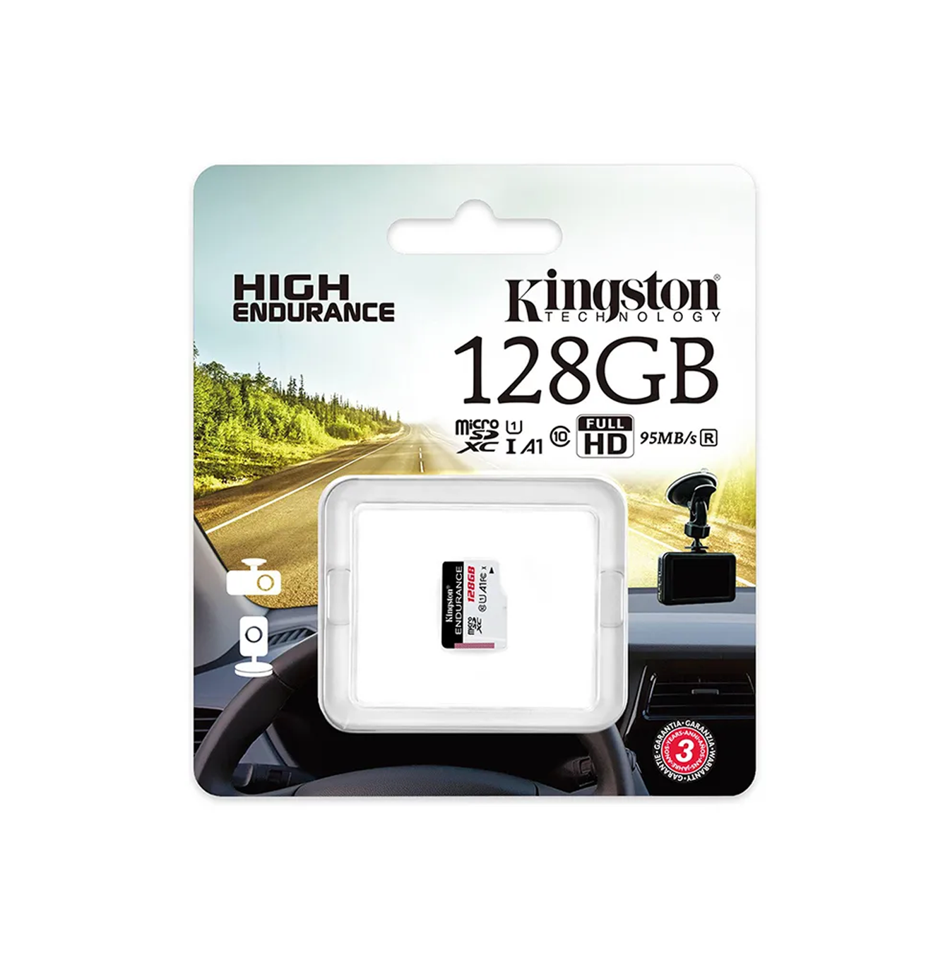 Memoria Micro SD 128GB endurance C10 SDCE/128GB Marca: Kingston