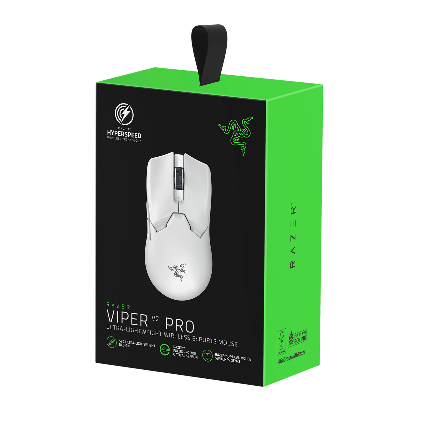 Mouse inalámbrico gamer VIPER V2 blanco RZ01-04390200-R3U1 Marca: Razer