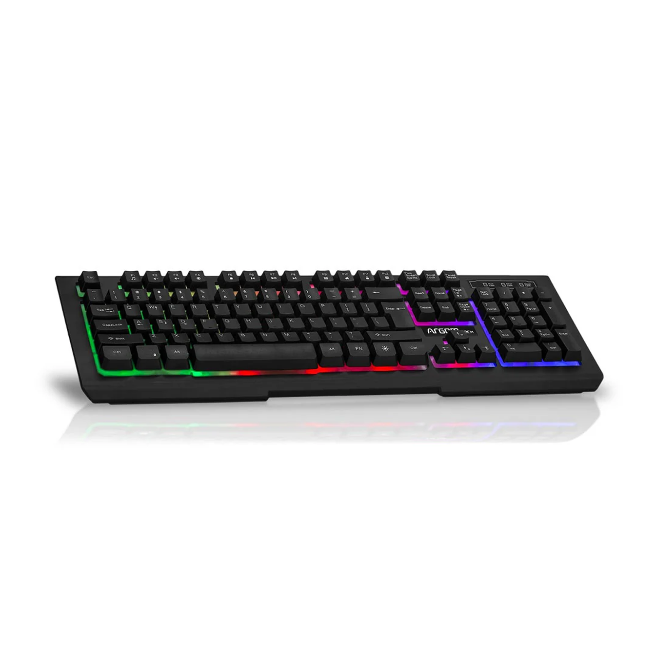 Teclado gaming combat USB negro ARG-KB-2055BK Marca: Argom