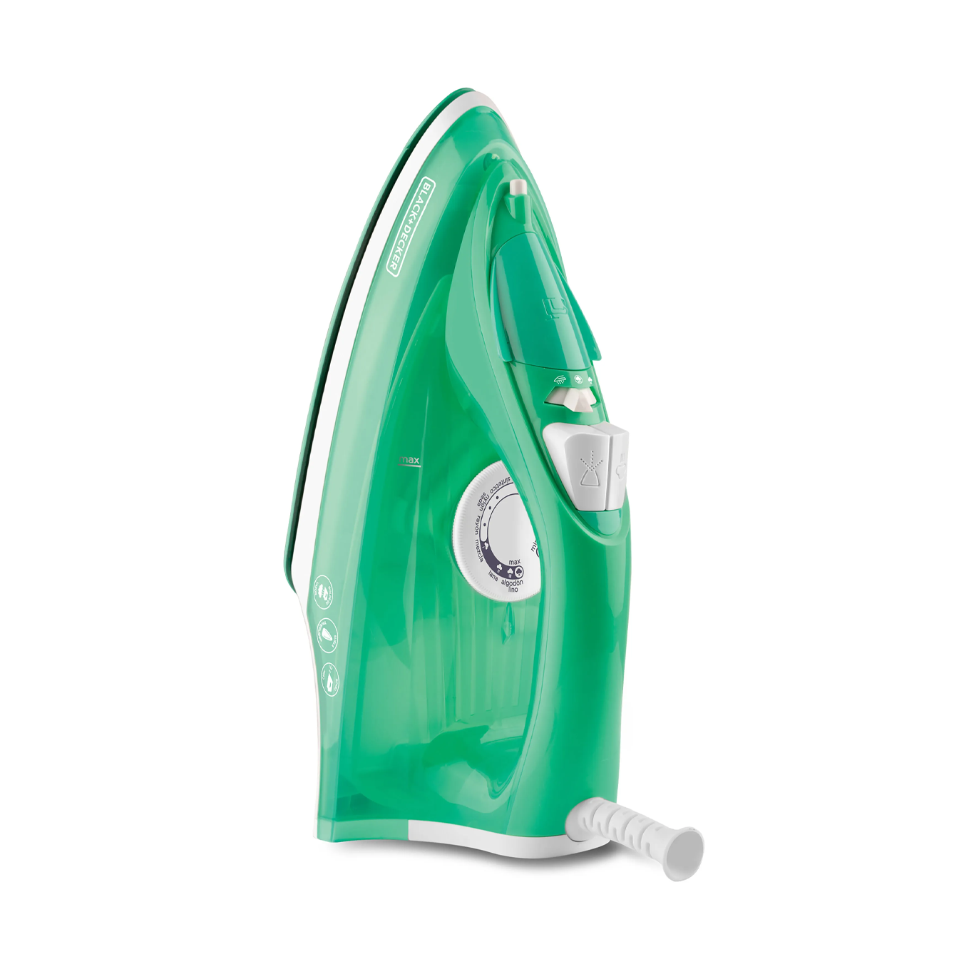 Plancha de vapor anti-adherente verde IRBD315 Marca: Black + Decker