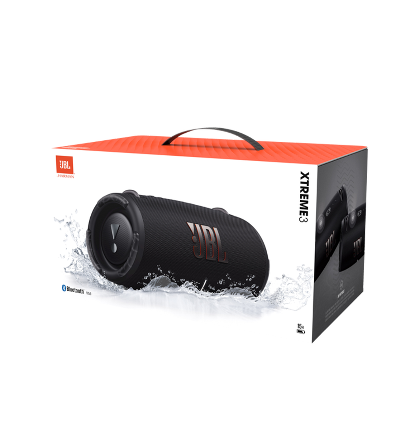 Parlante Extreme 3 portable Bluetooth whaterproof negro JBLXTREME3BLKAM Marca: JBL