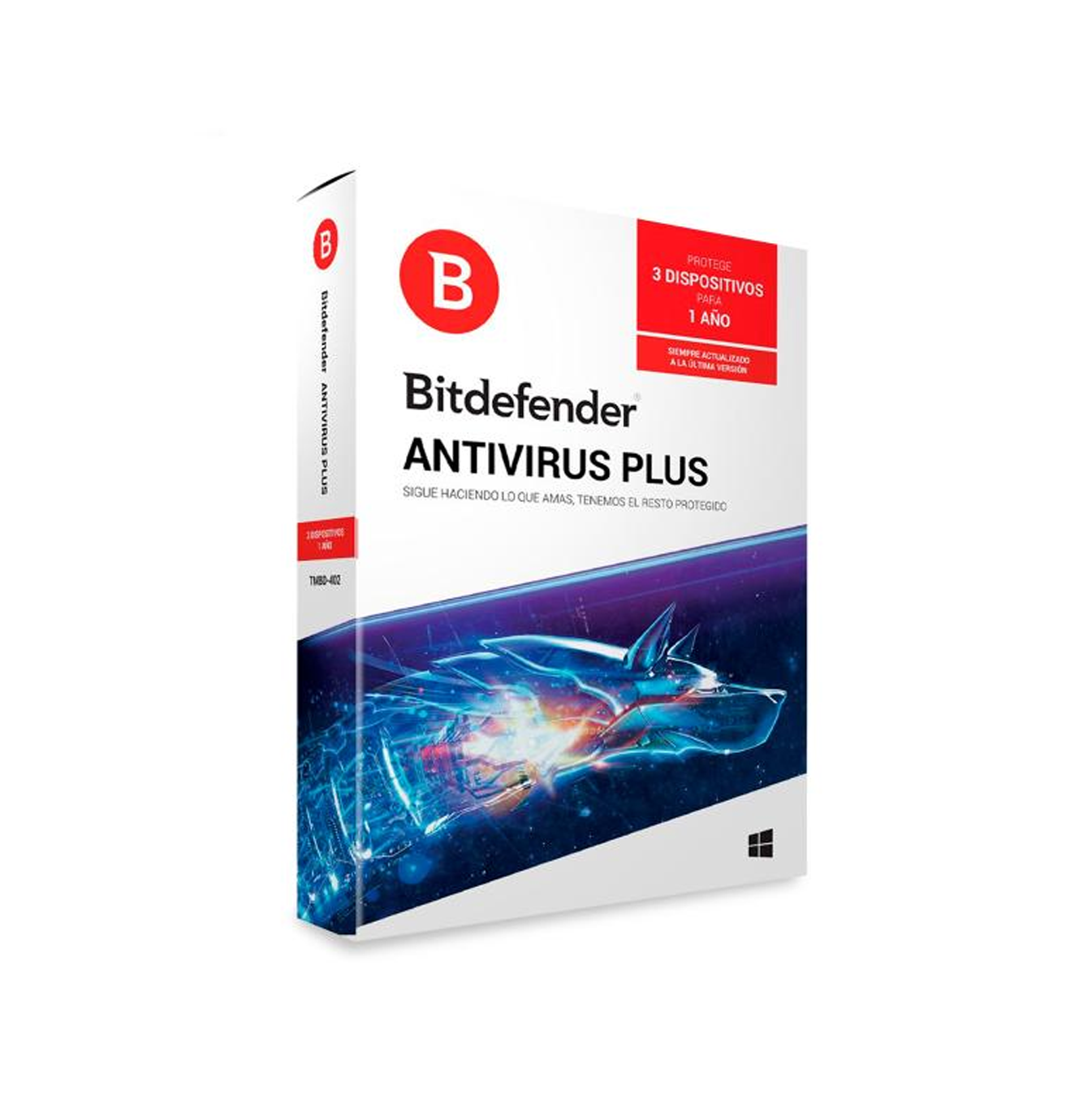 Licencia Antivirus Plus 3 PC+2 1 año Marca: Bitdefender