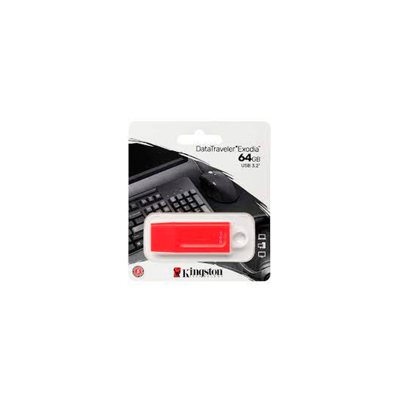 Unidad flash USB 64 GB Marca: Kingston