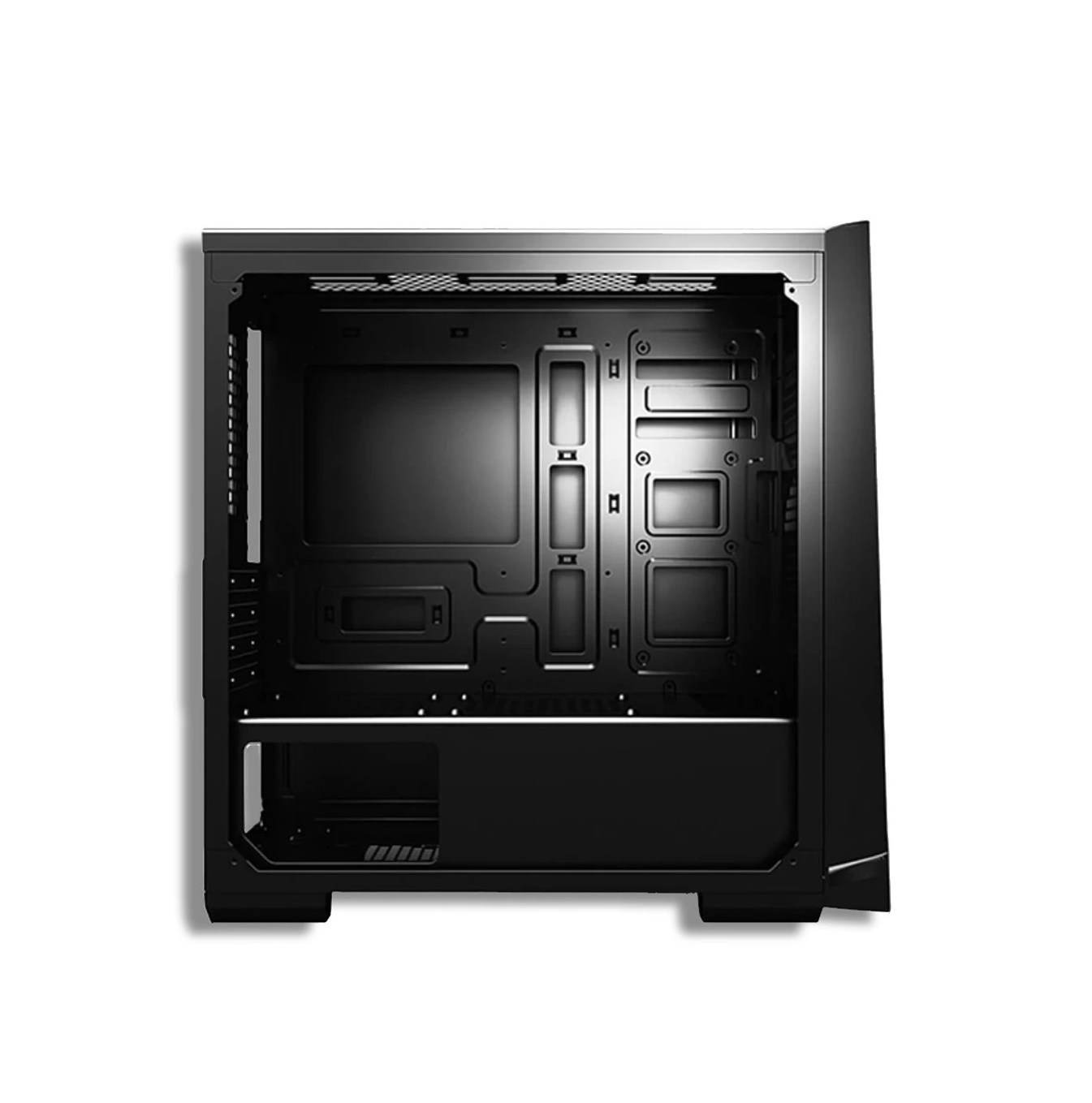 Case gamer H467 con abertura lateral CG03YHRA001C Marca: Eagle Warrior