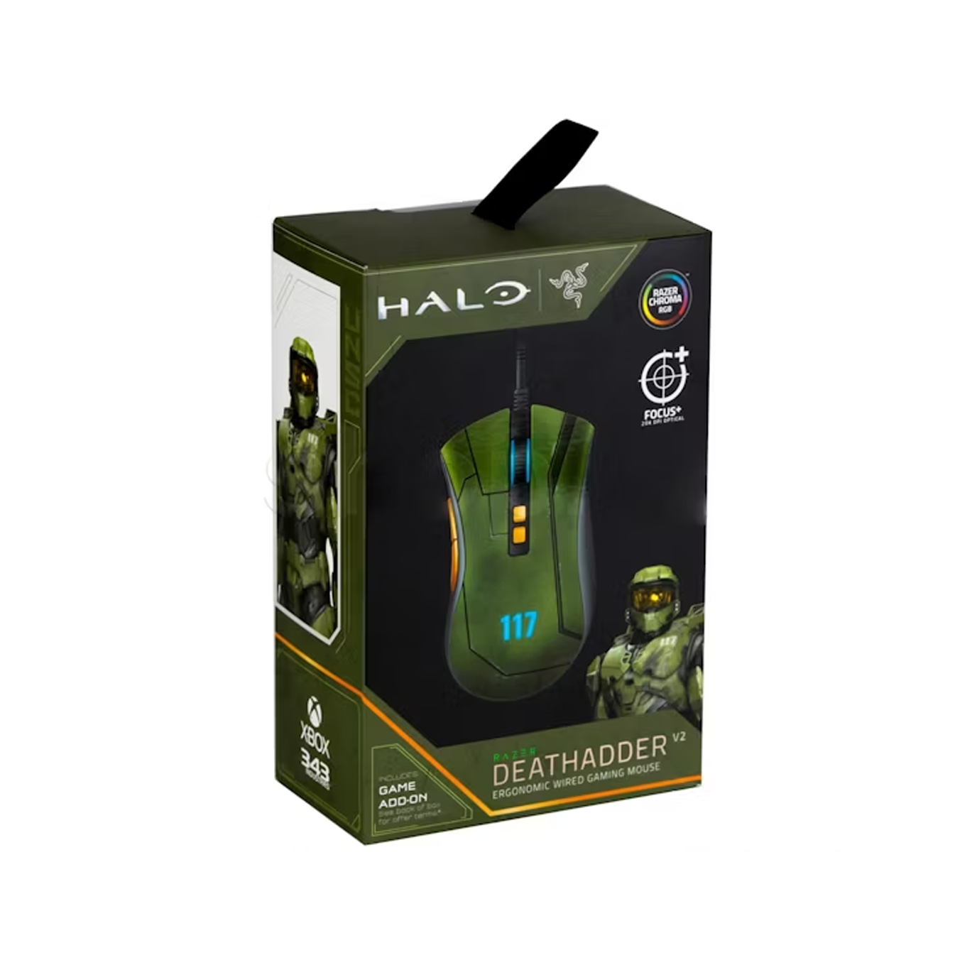 Mouse Gamer DAV2 HALO Infinite edition USB RGB 2000 RZ01-03210300-R3M1 Marca: Razer