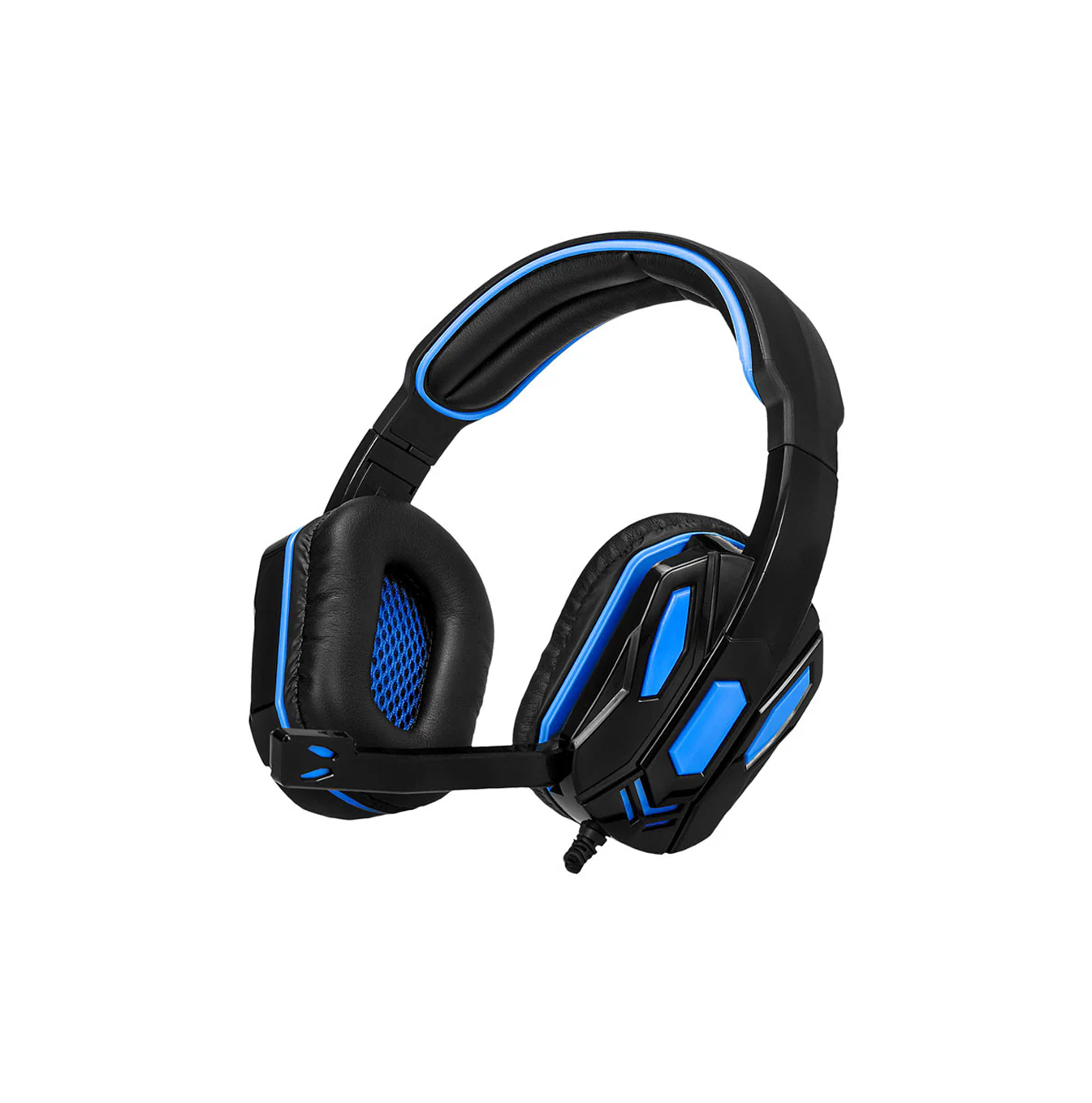 Auriculares Gaming combat USB negro y azul ARG-HS-2845BK Marca: Argom