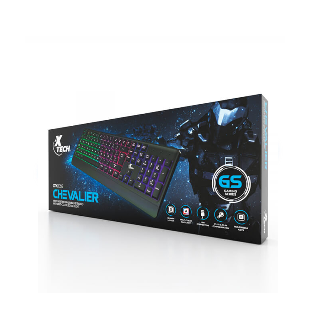 Teclado retroiluminado CHEVALIER XTK-505S Gamer Marca: Xtech