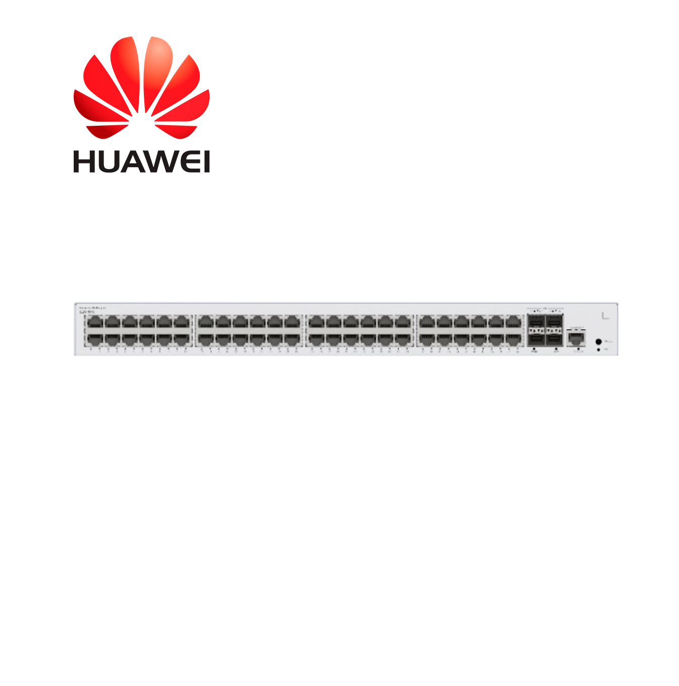 Switch 48 x puertos 10/100/1000BASE-T | 4 x puertos SFP GE | Fuente de alimentación AC integrada S220-48T4S Marca: Huawei