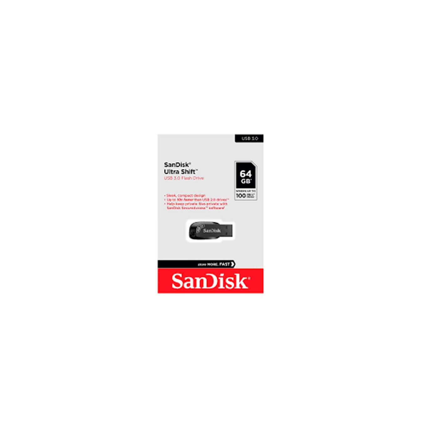 Unidad flash USB SanDisk Ultra Shift 64 GB Marca: SanDisk