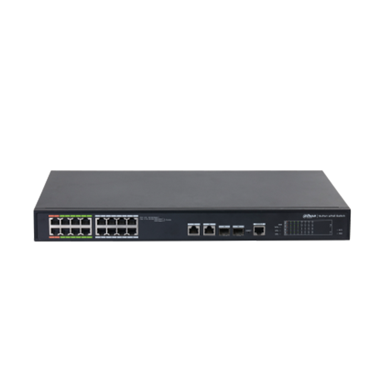 Switch POE de 8 puertos con 8 puertos ePOE + 4UPLINK LR221816ET240 Marca: Dahua